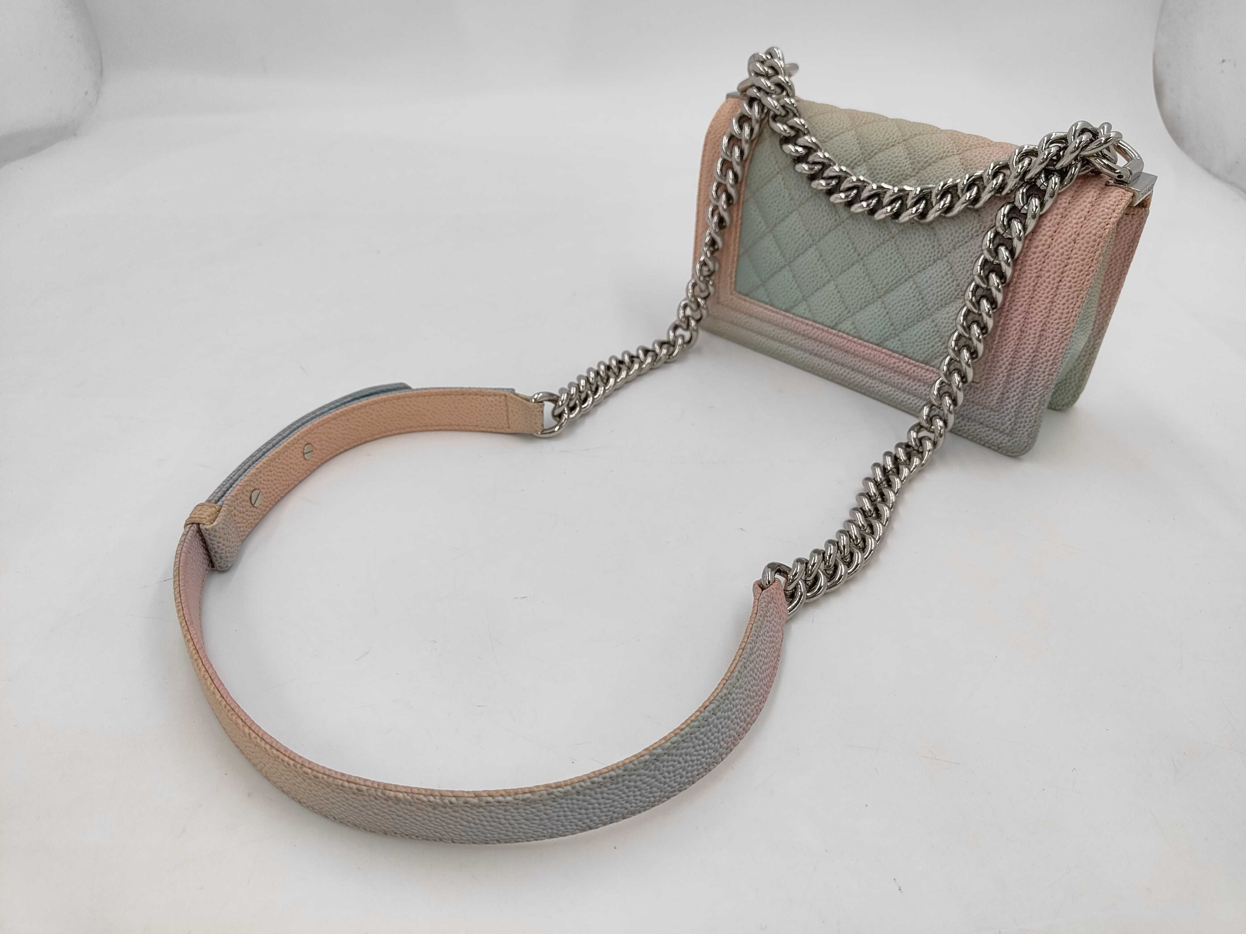 Boy Chanel 20 Caviar Multicolor Matelassé Bag — view 6