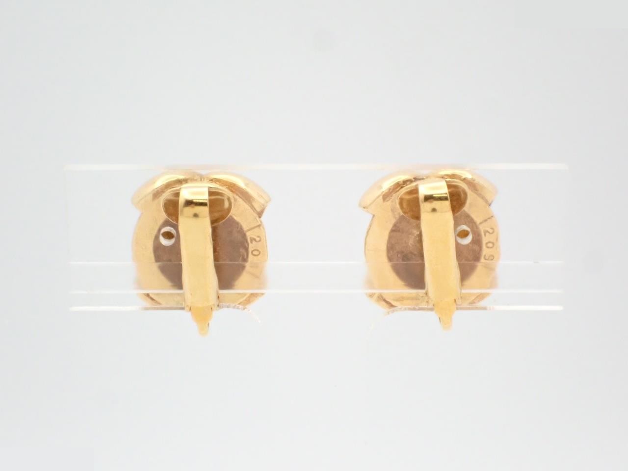 vintage earrings 209 gold — view 2