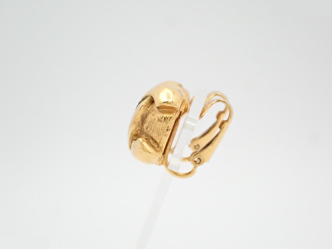vintage earrings 209 gold — view 3