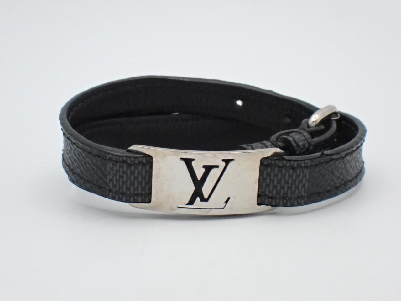 Damier Graphite Bracelet Sign It, wrist circumference approximately 17cm