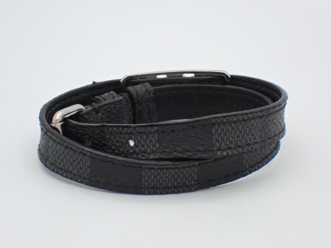 Damier Graphite Bracelet Sign It, wrist circumference approximately 17cm — view 2