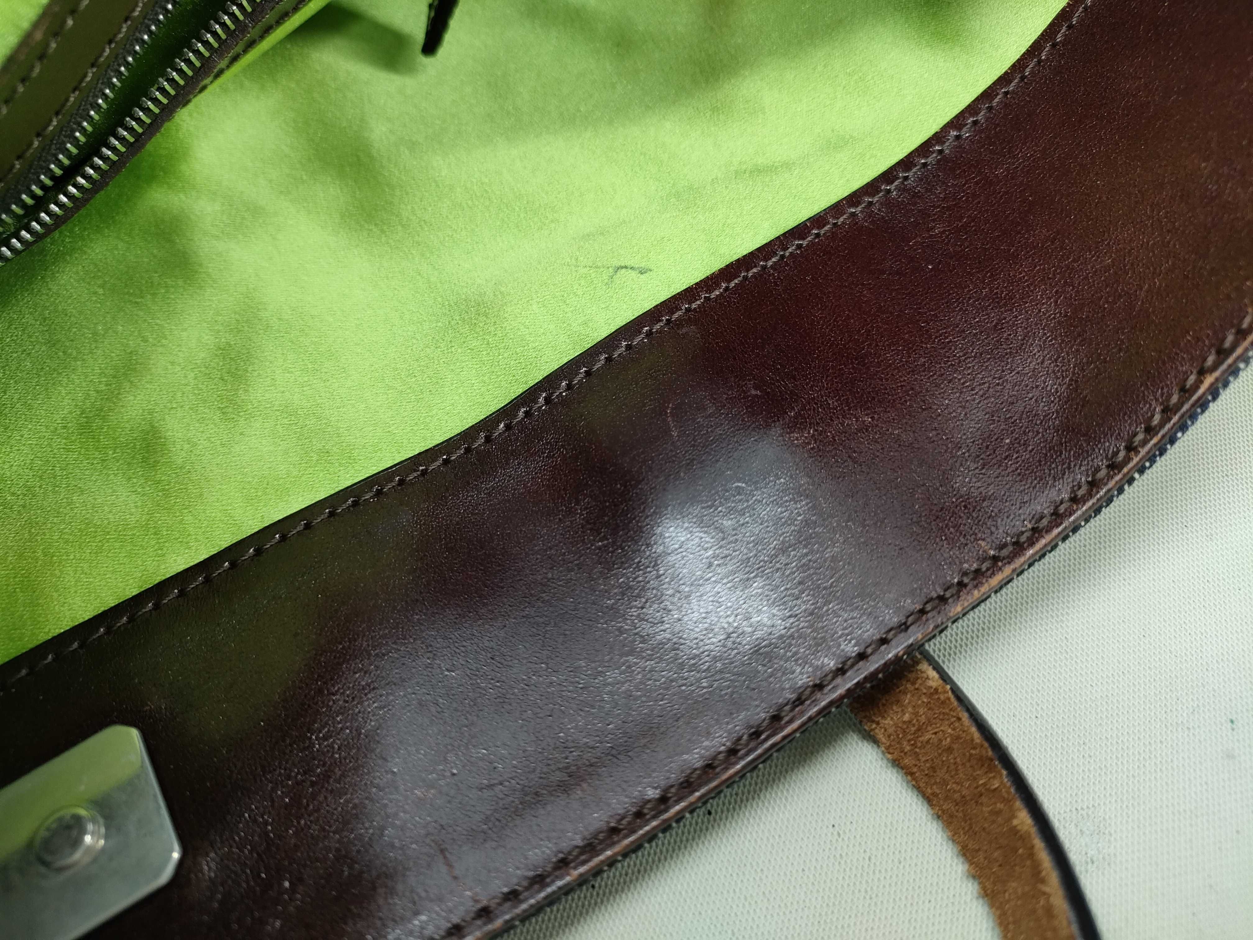 Denim Floral Embroidered Tote Bag — view 14