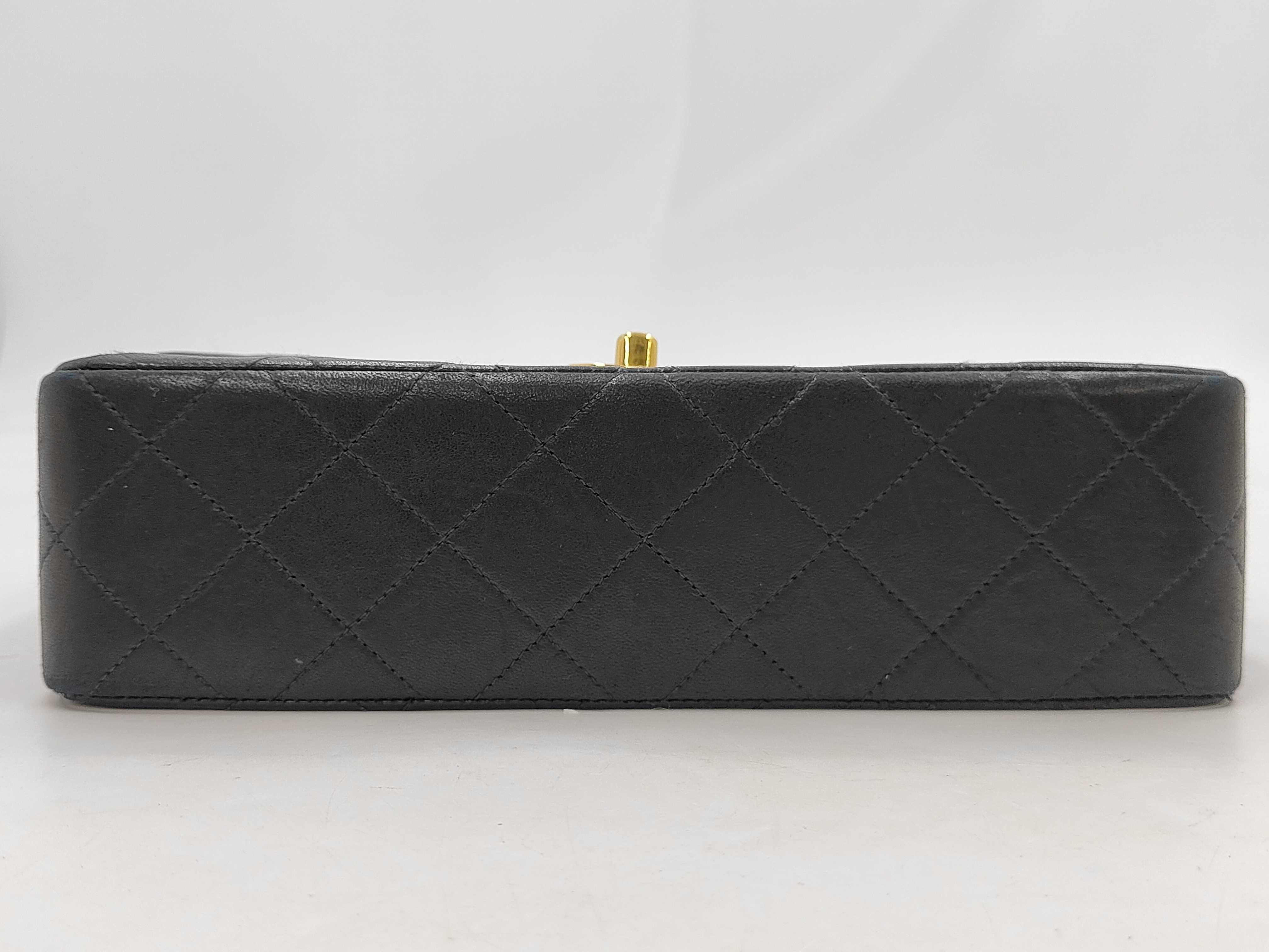 Lambskin Double Flap Chain Shoulder Bag — view 3