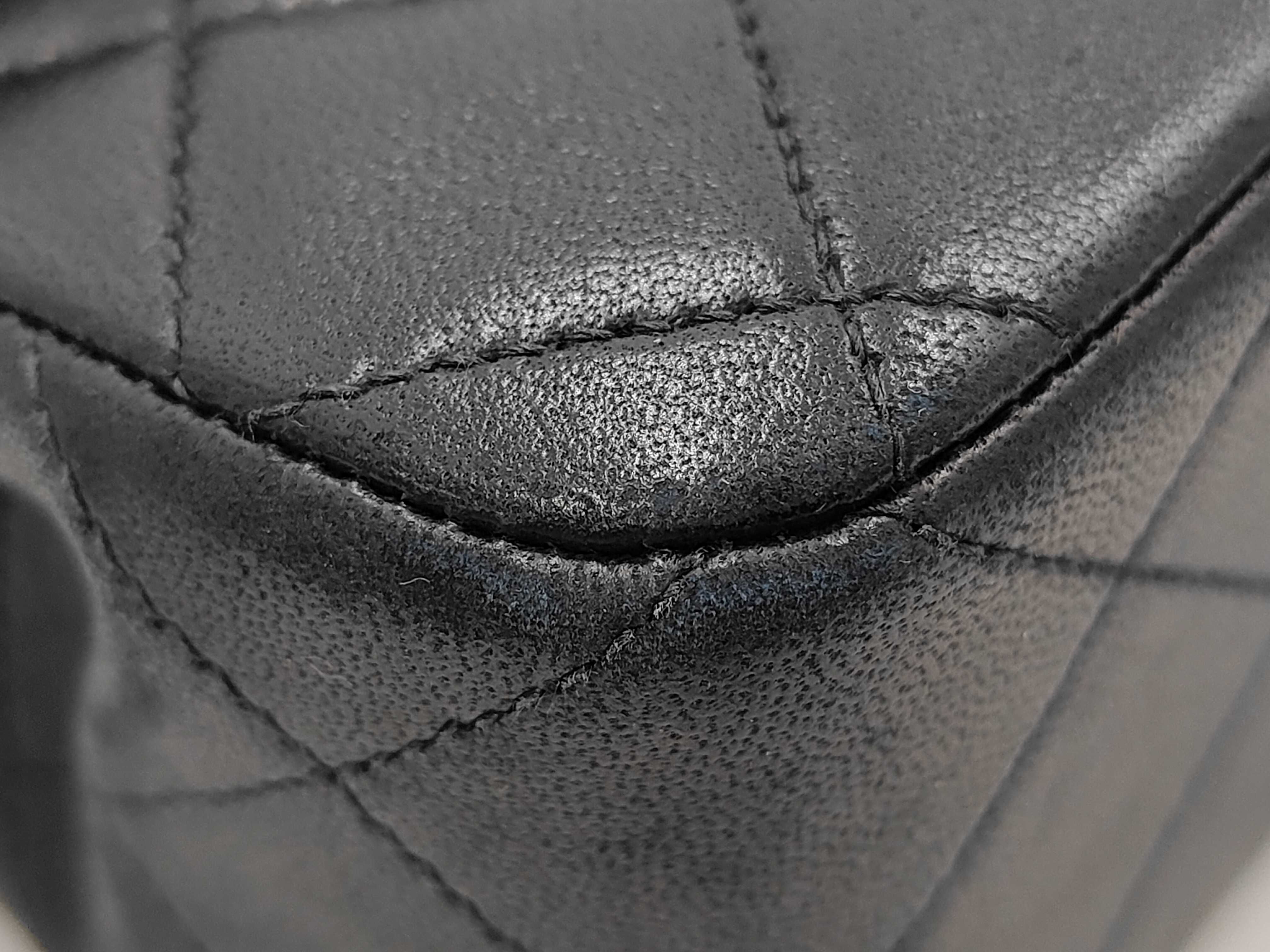 Lambskin Double Flap Chain Shoulder Bag — view 4