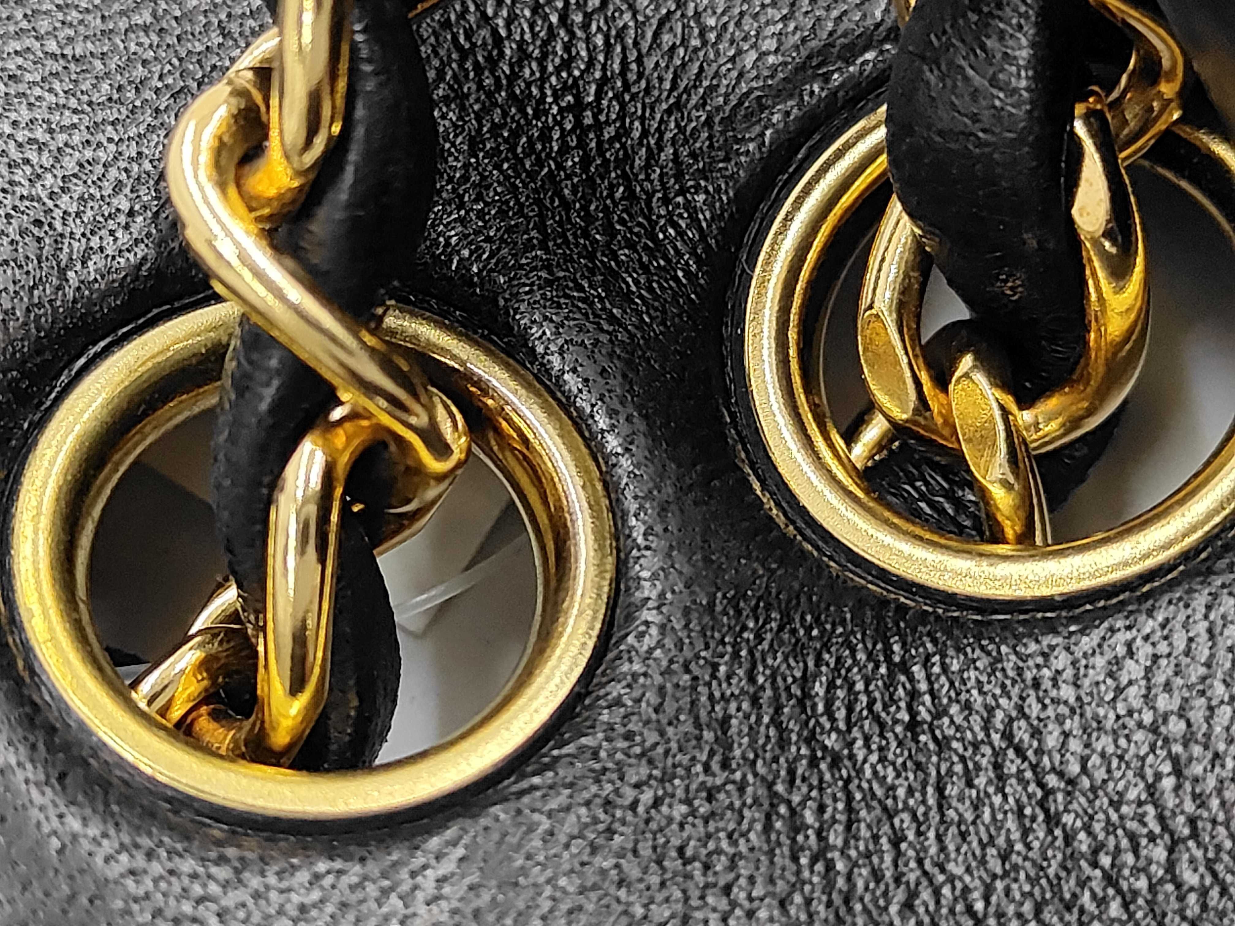 Lambskin Double Flap Chain Shoulder Bag — view 8
