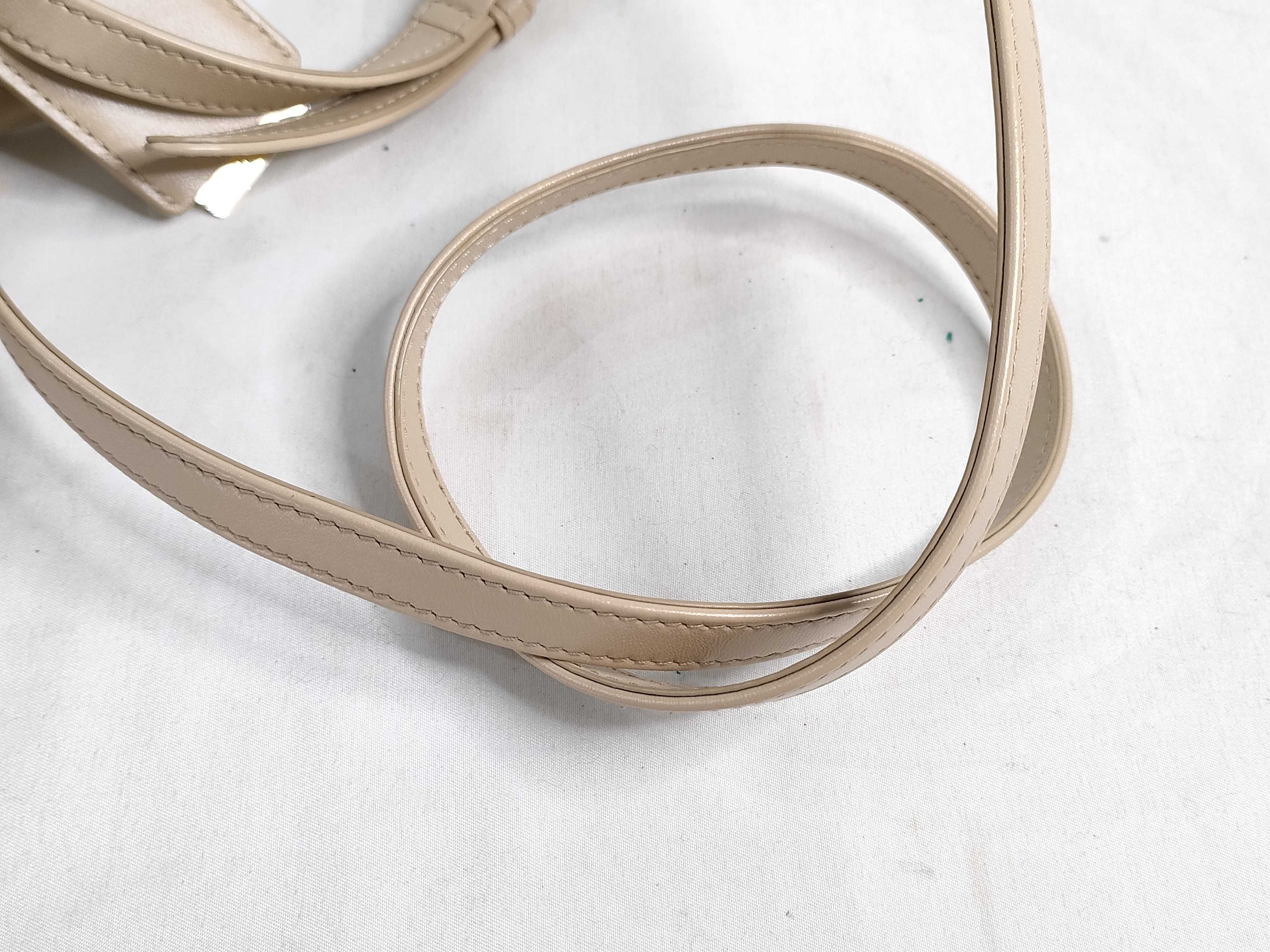 Matelassé Arcadi Leather 2-Way Handbag, Beige 5BB142 (Handbag) — view 6