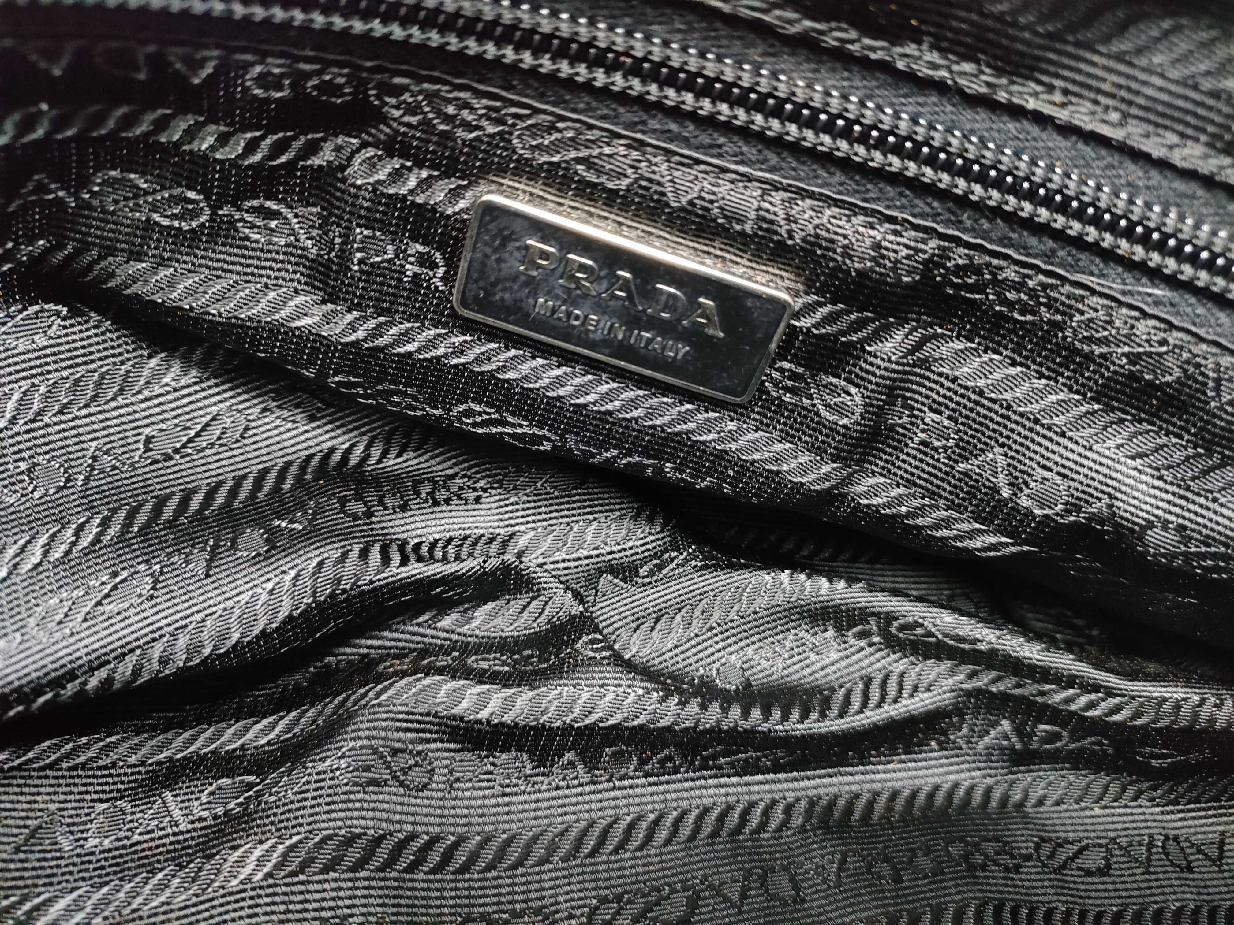 Nylon Leather Logo Embossed Quilting Bowling Bag Boston Bag — view 14