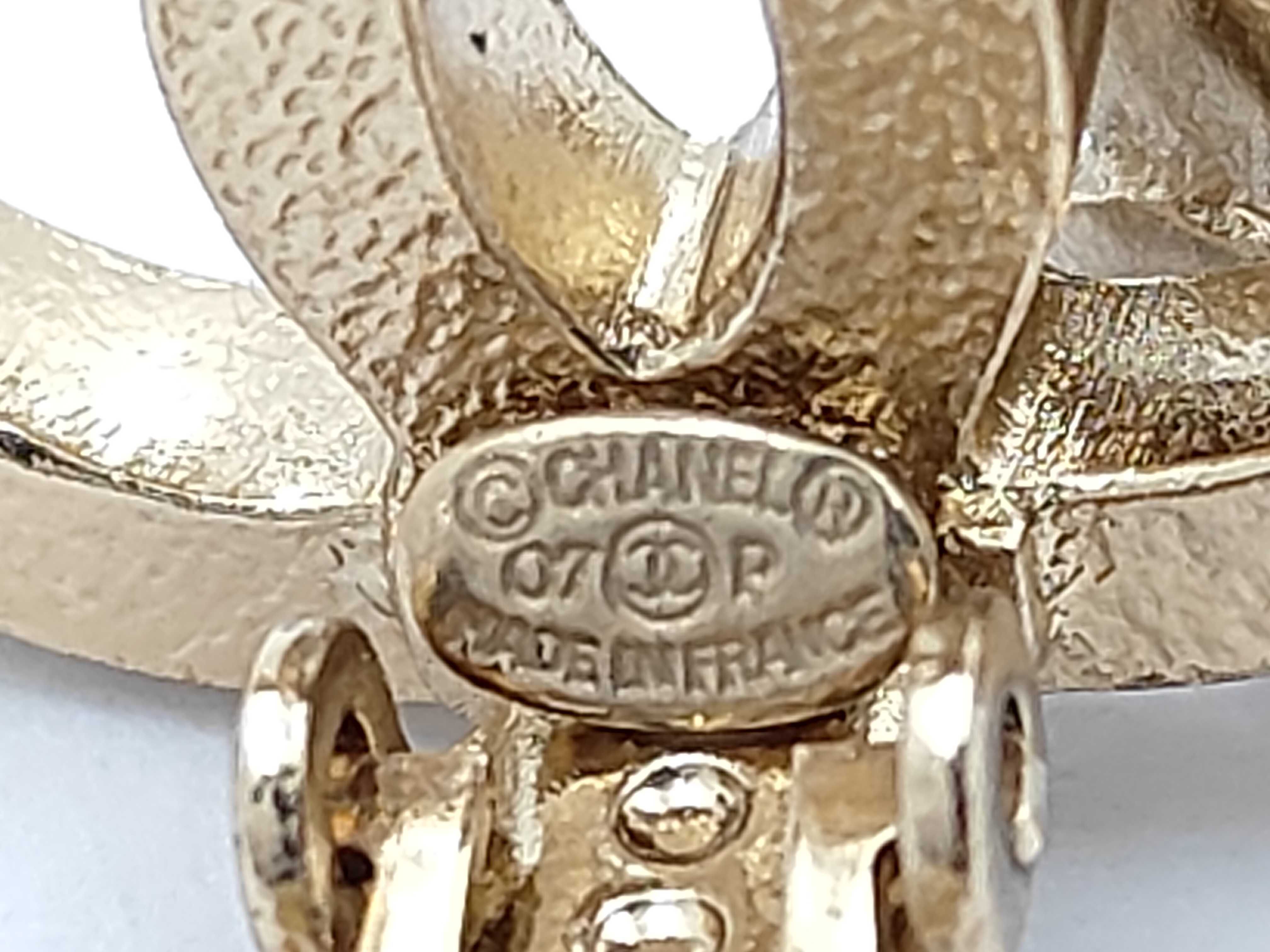 Camellia Earrings, Gold Color, 07P Earrings — view 5