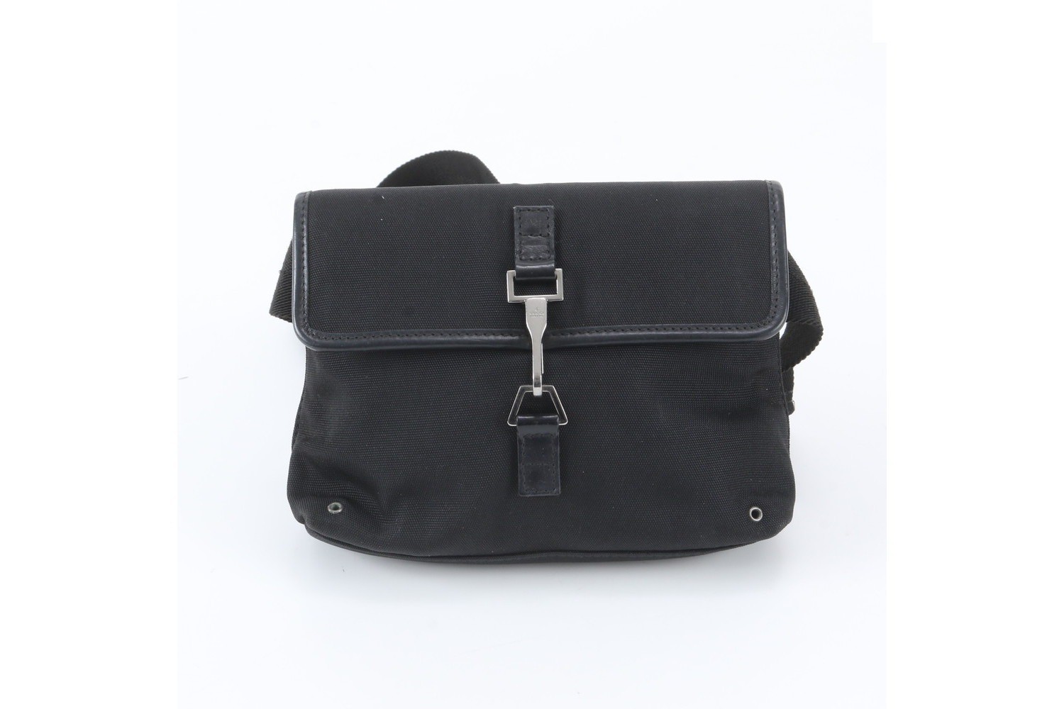 92543 Leather Nylon 2-Way Body Bag (Crossbody) — view 3
