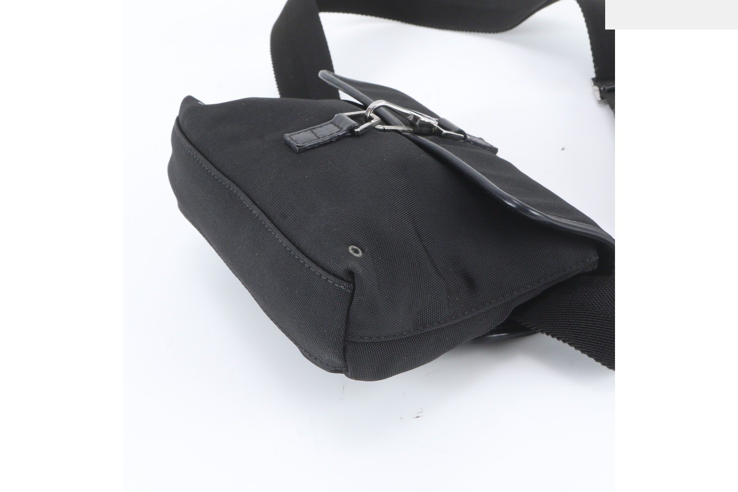 92543 Leather Nylon 2-Way Body Bag (Crossbody) — view 5