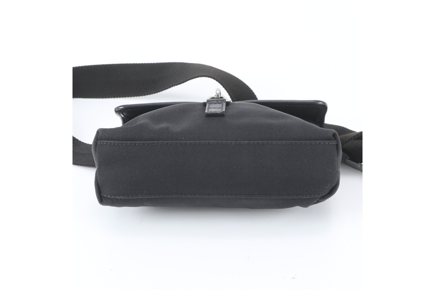 92543 Leather Nylon 2-Way Body Bag (Crossbody) — view 7