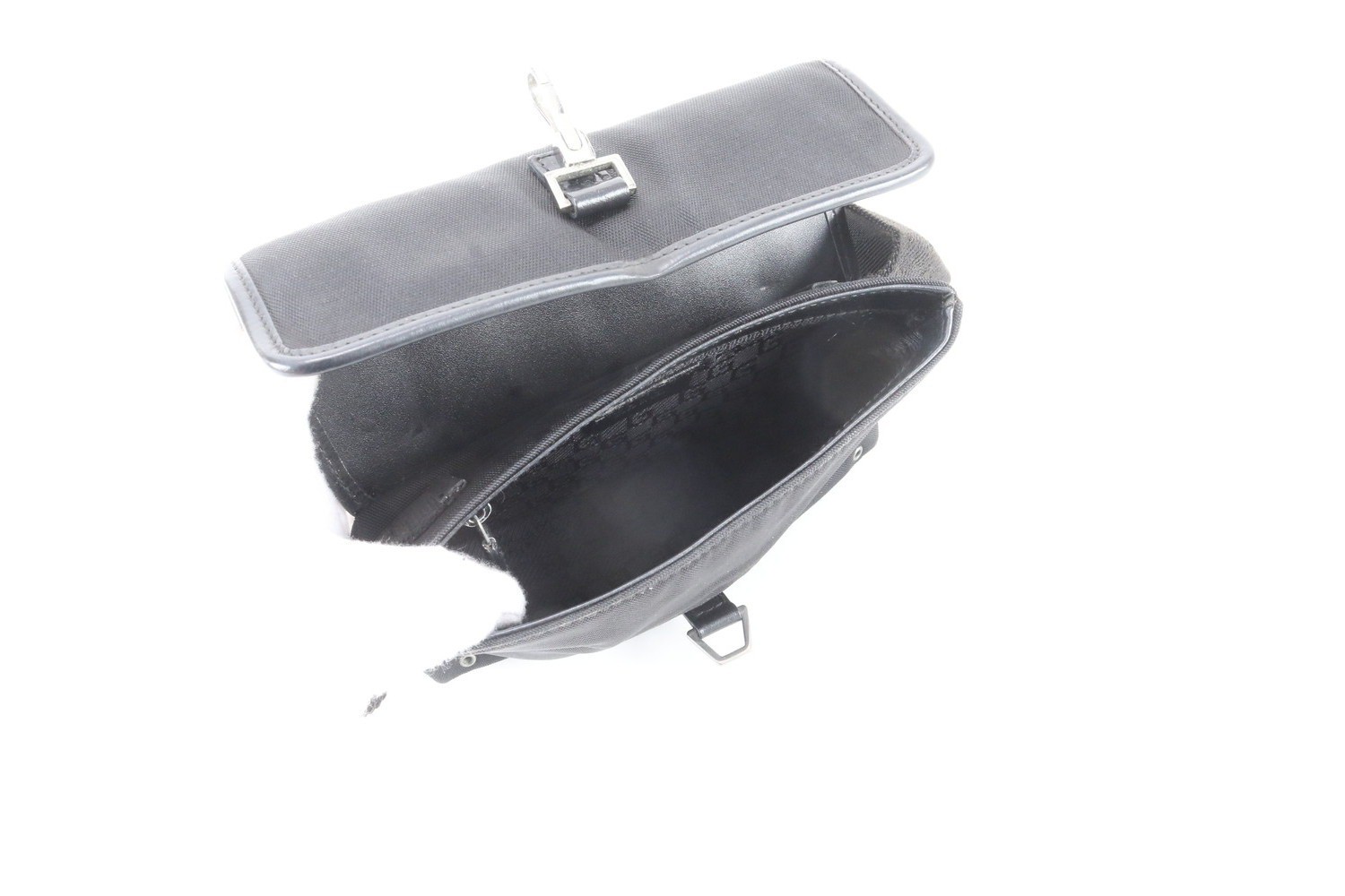 92543 Leather Nylon 2-Way Body Bag (Crossbody) — view 8