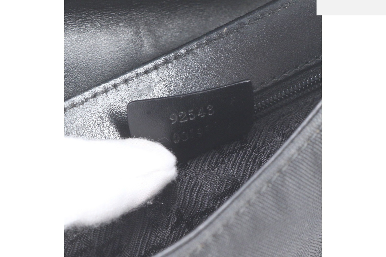 92543 Leather Nylon 2-Way Body Bag (Crossbody) — view 10