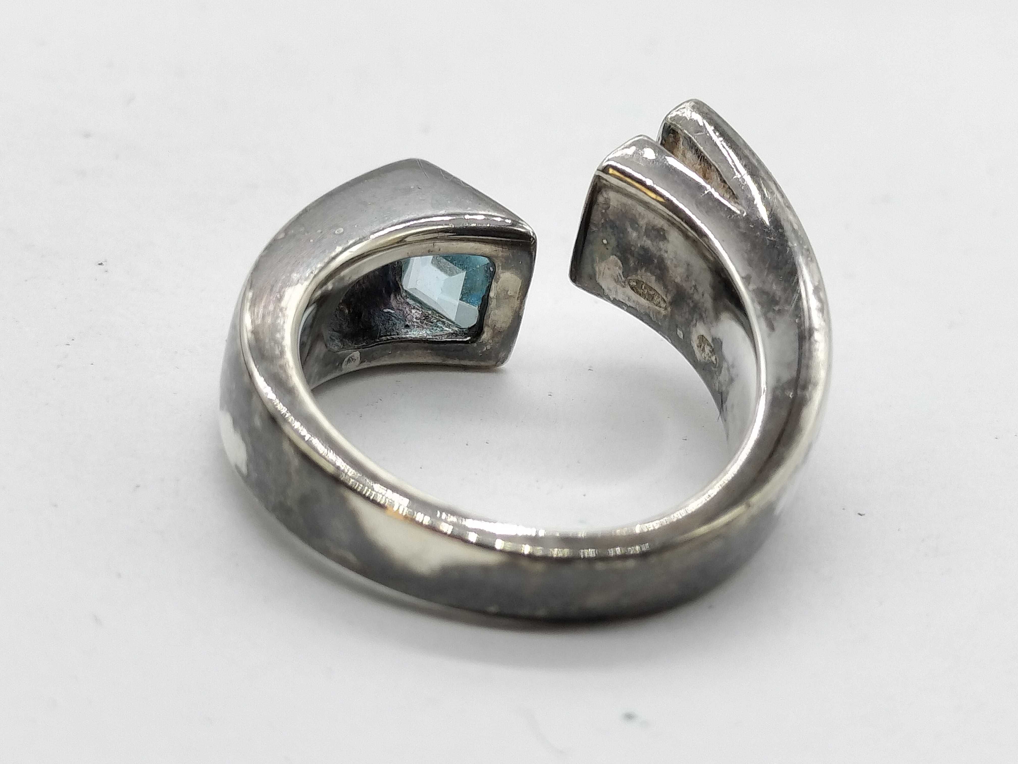 Aquamarine SV925 Ring 9.6g — view 4