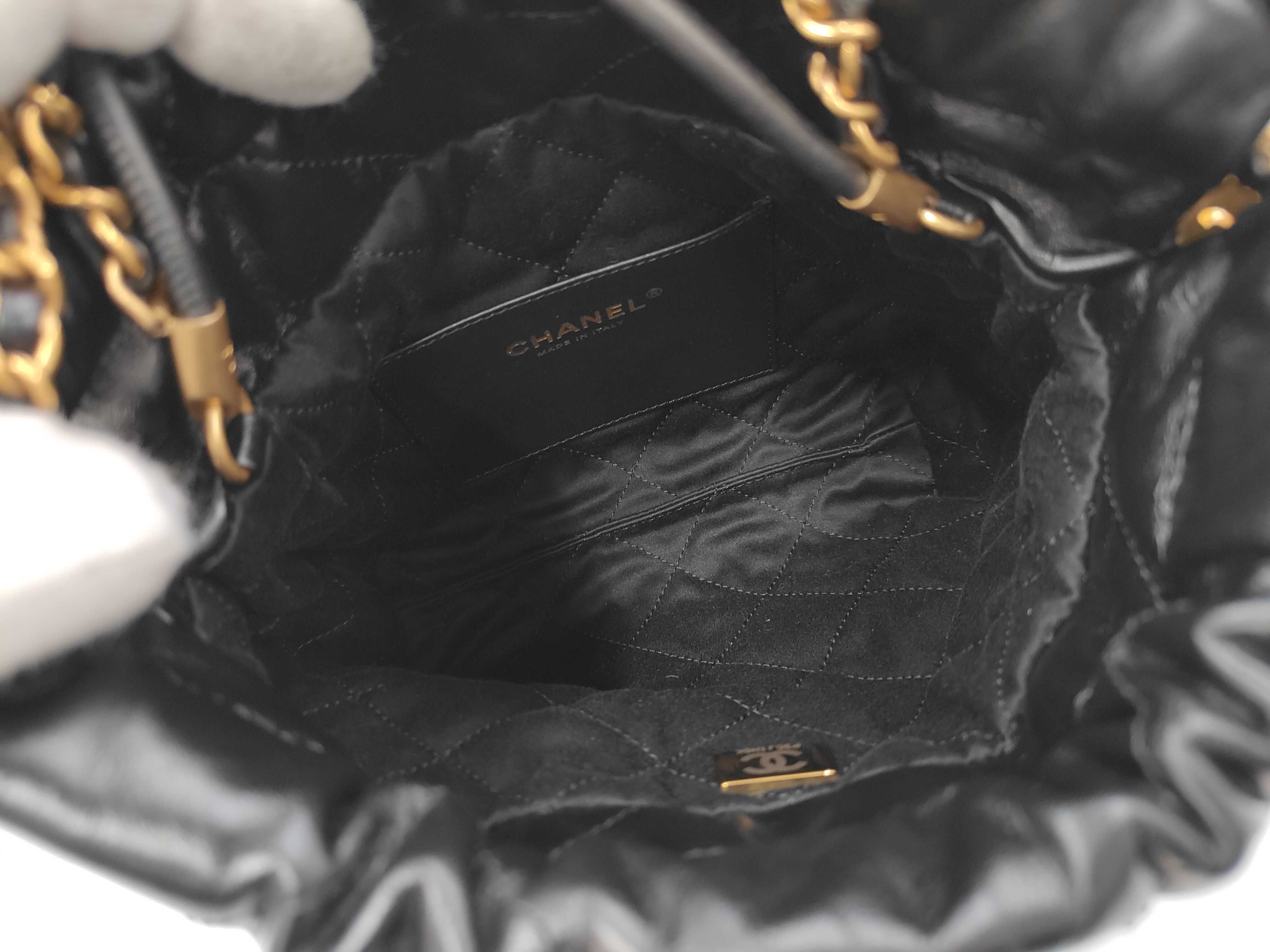 Lambskin Chanel 22 Mini Shoulder Bag — view 8