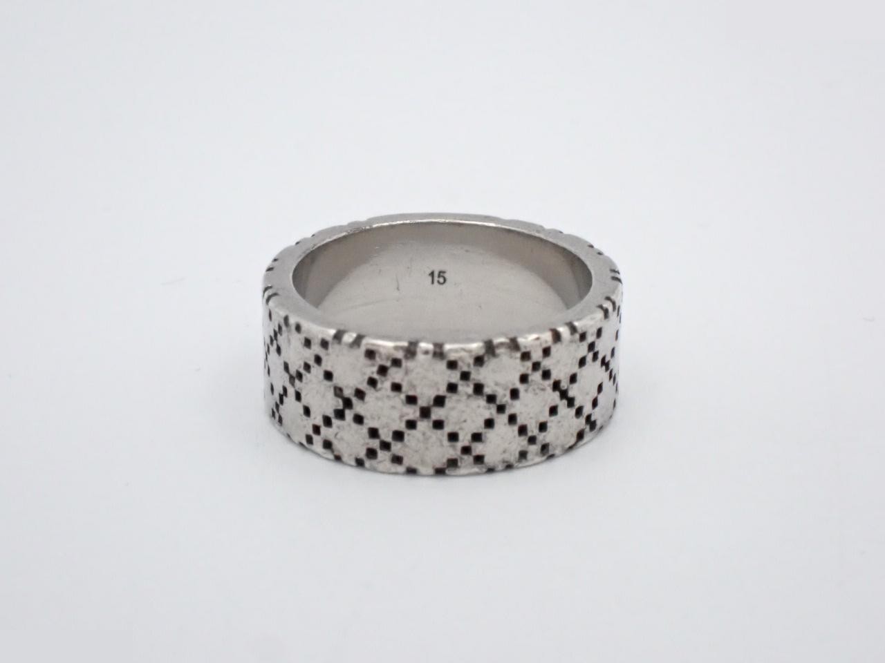 Diamantissima ring, 925 sterling silver, 8.4g, stamped #15, actual size #13 — view 2