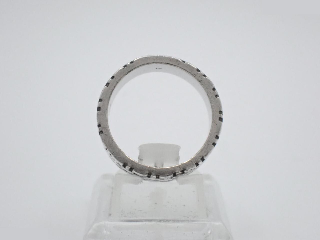 Diamantissima ring, 925 sterling silver, 8.4g, stamped #15, actual size #13 — view 3