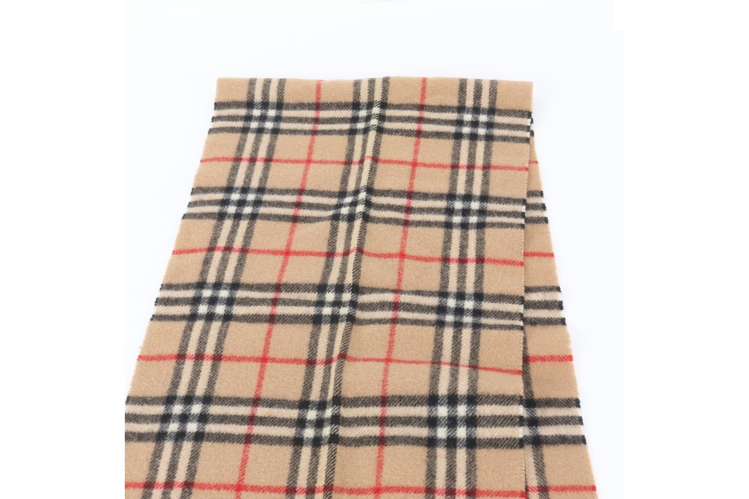 Nova Check scarf with tags attached. — view 3