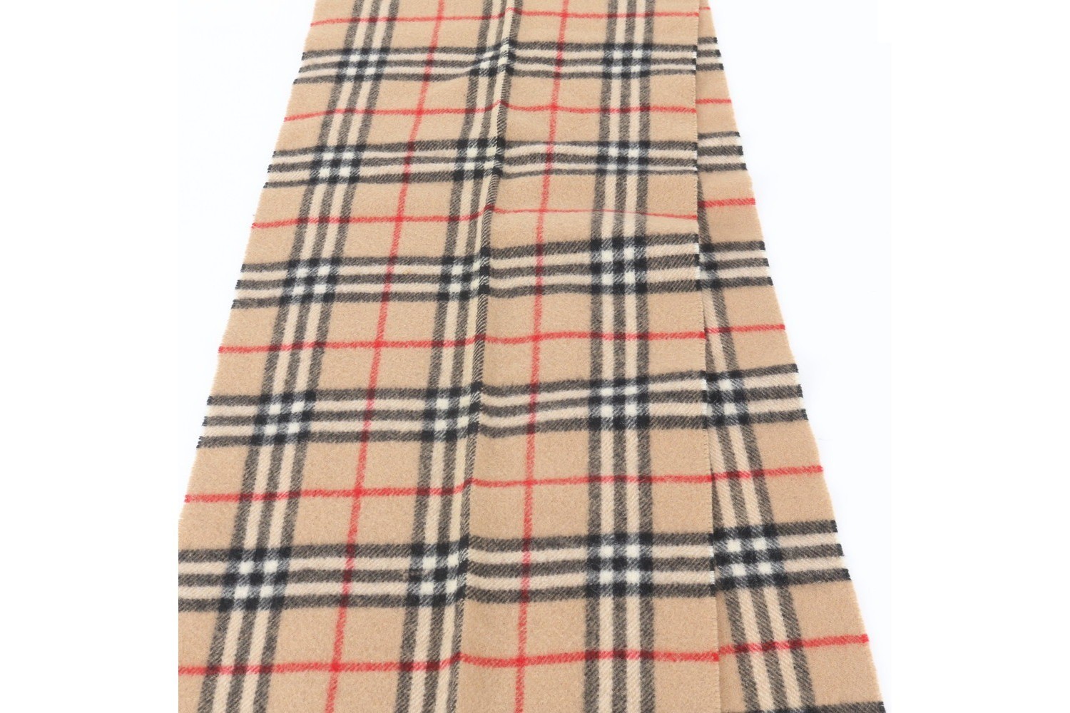 Nova Check scarf with tags attached. — view 4