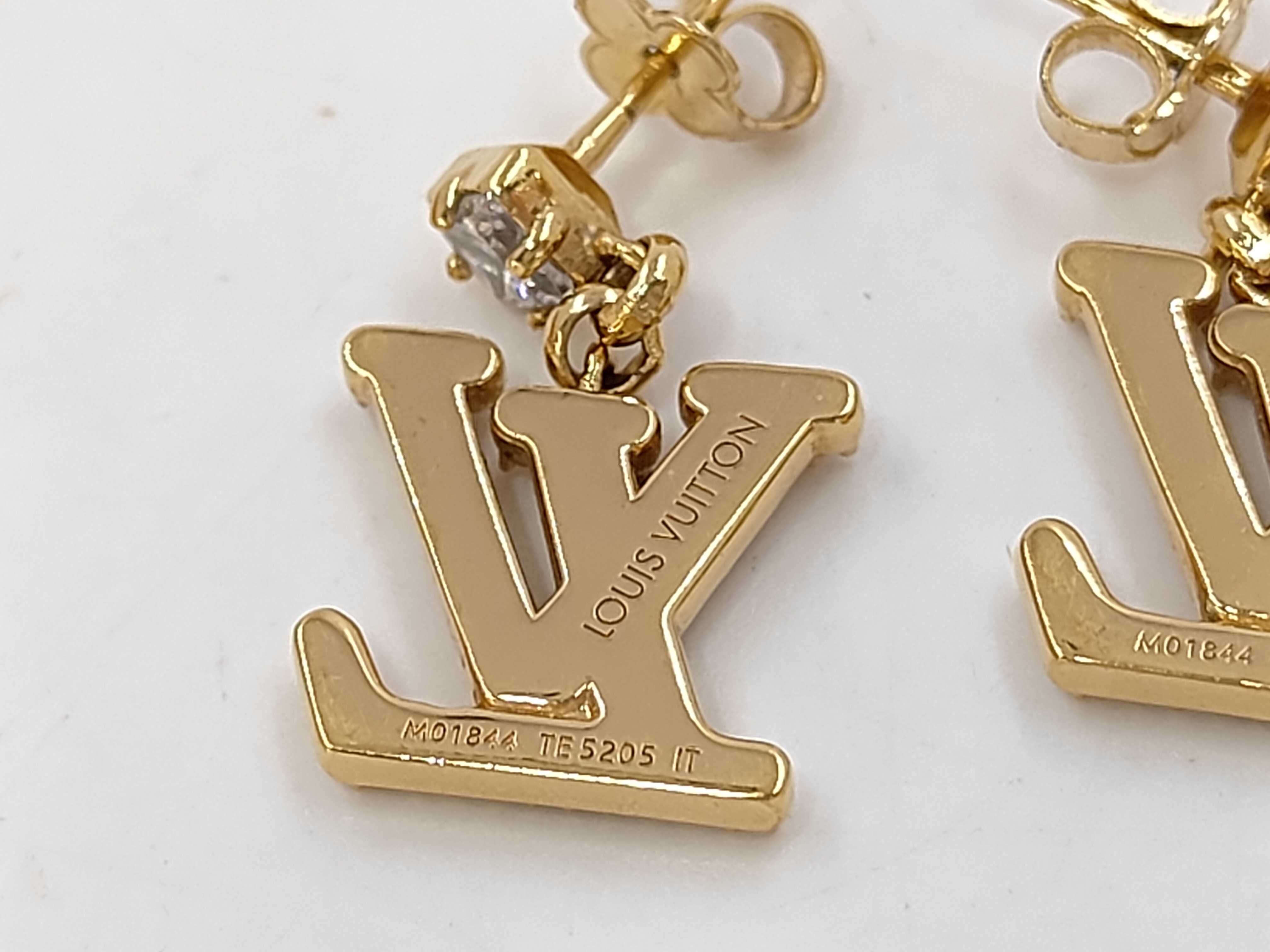 Lady LV Gold Earrings — view 3