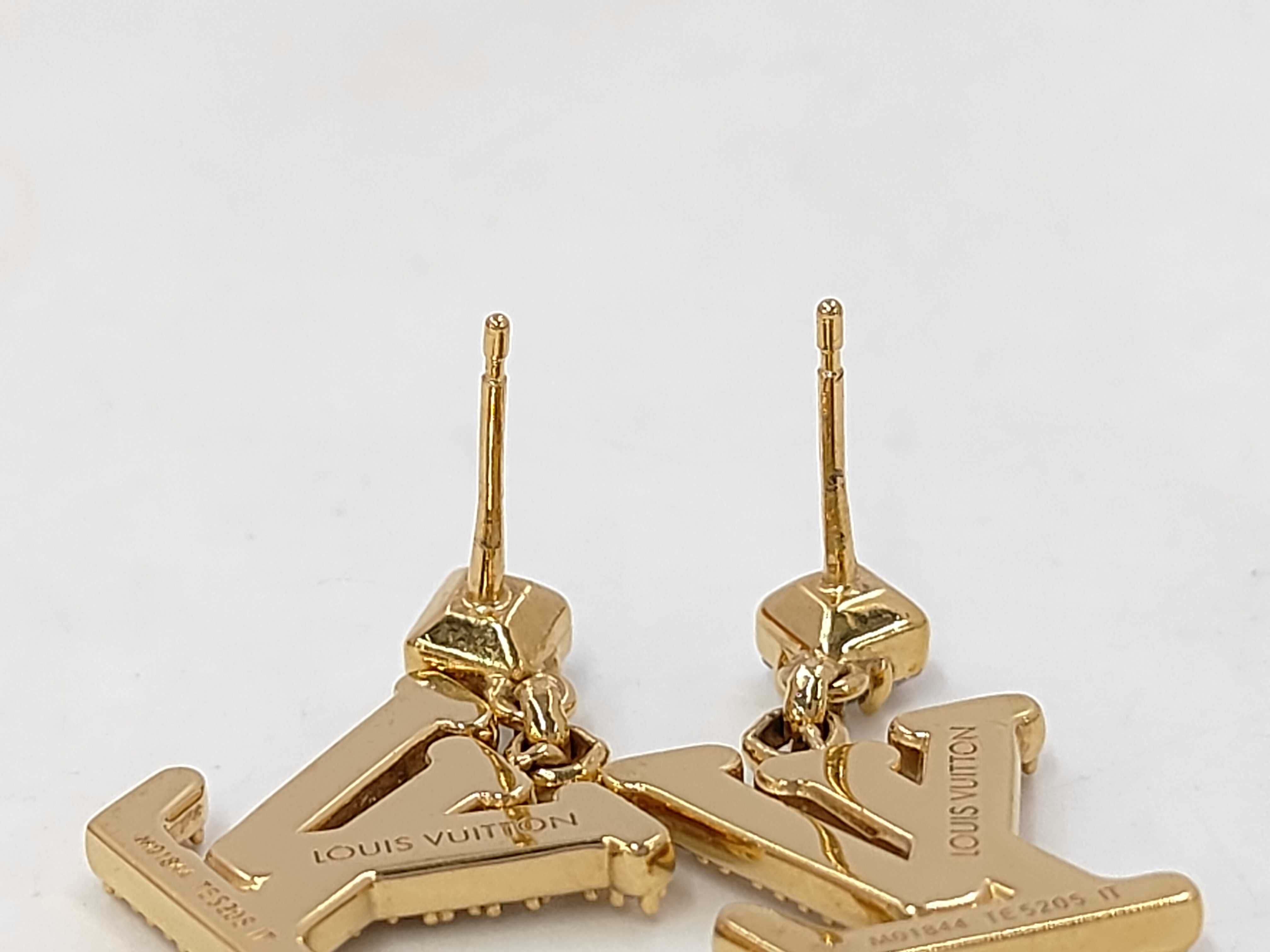 Lady LV Gold Earrings — view 5