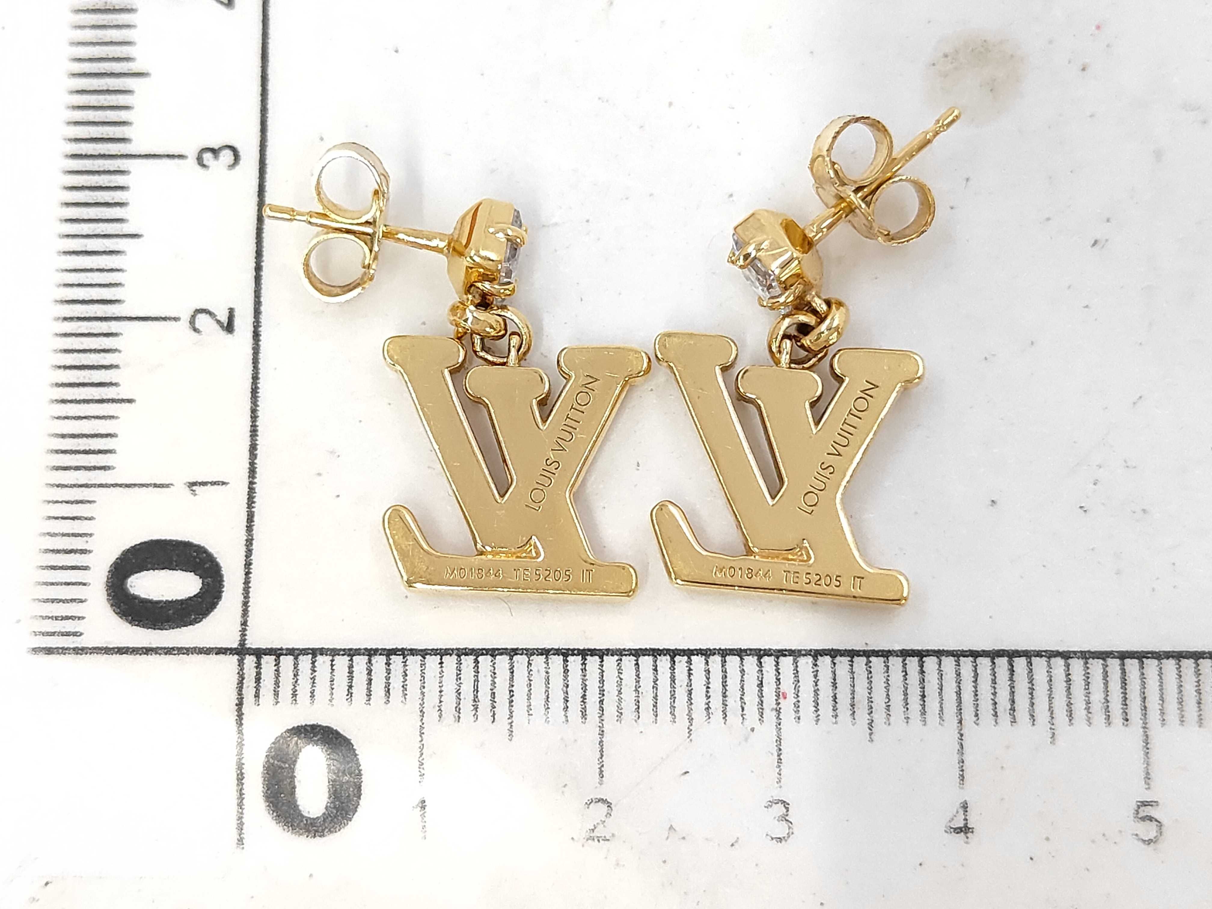 Lady LV Gold Earrings — view 7