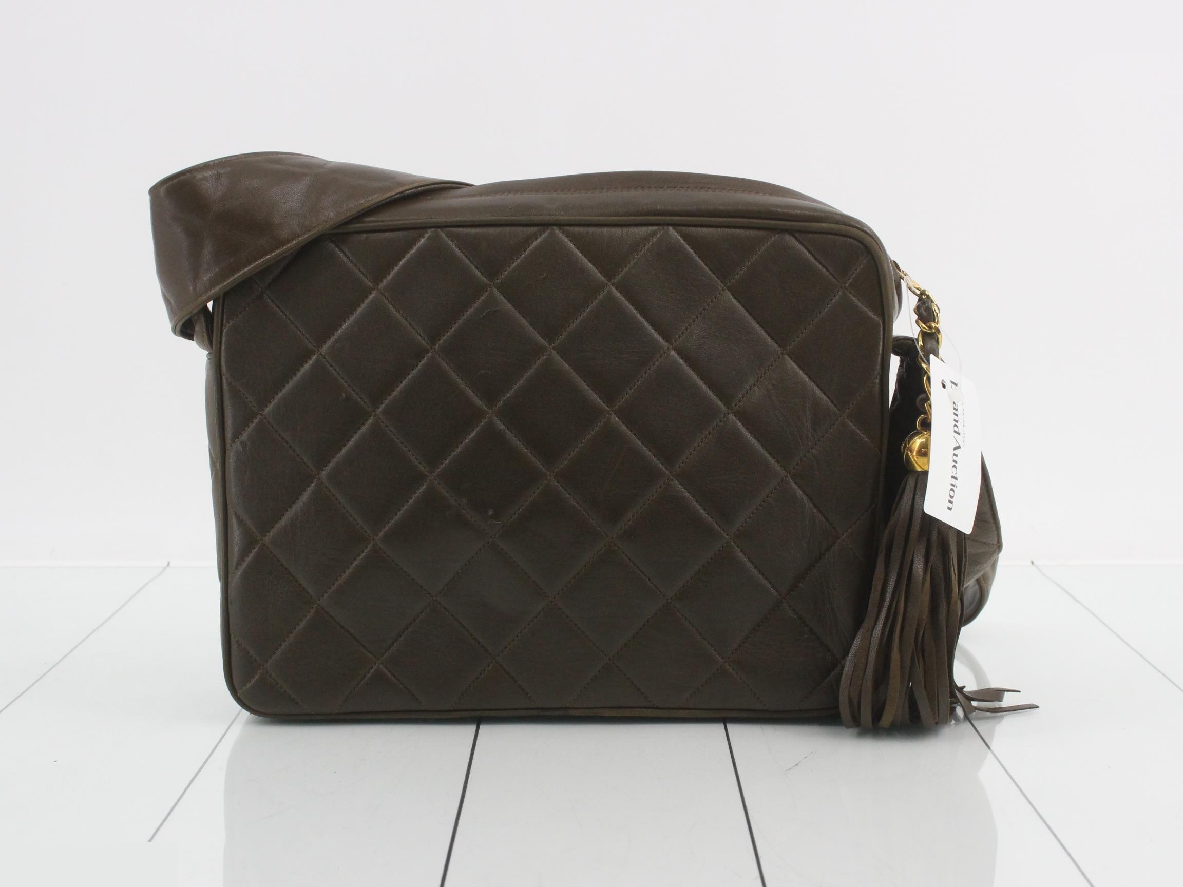 Matelassé Shoulder Bag with Coco Mark — view 2