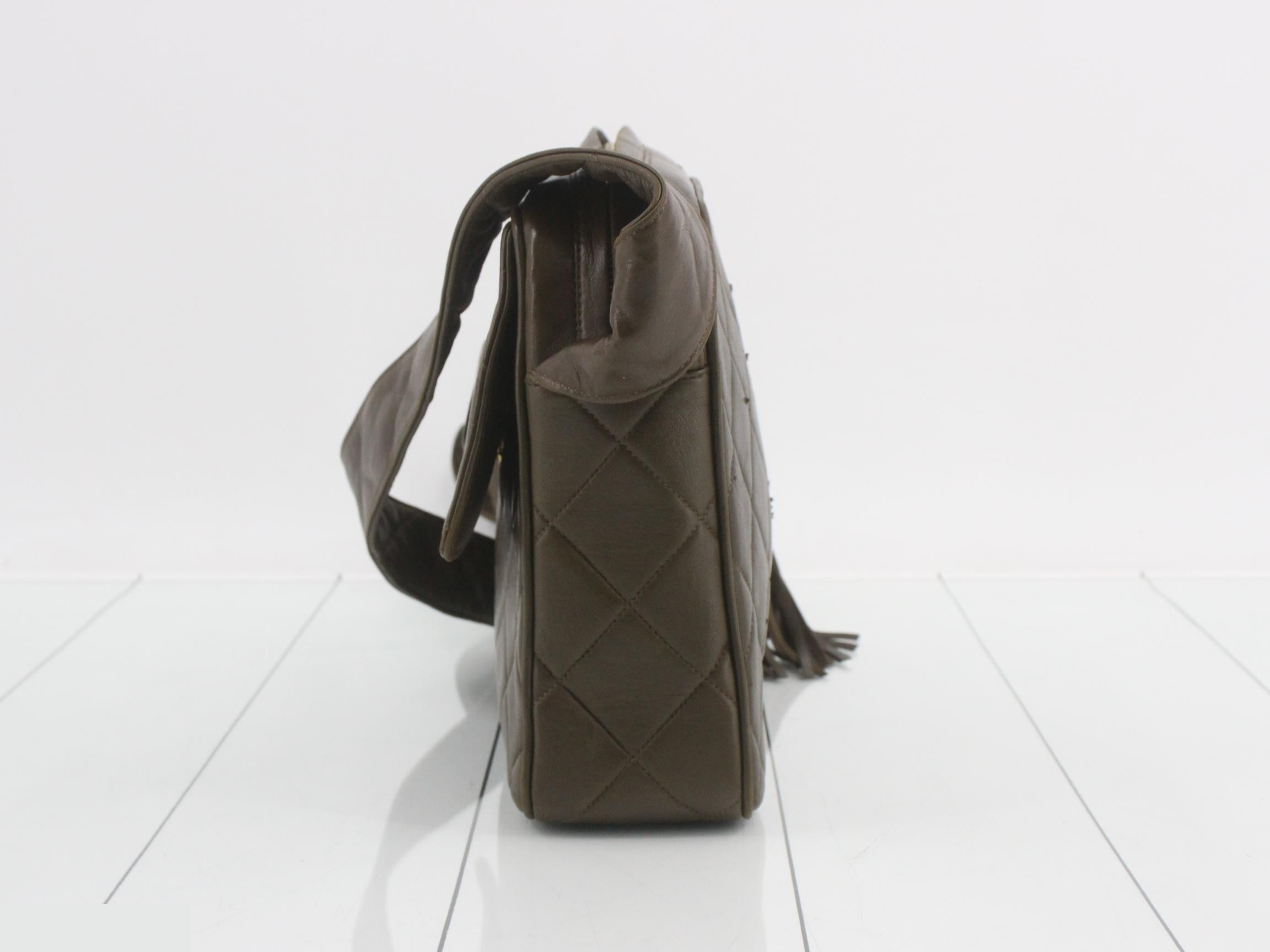 Matelassé Shoulder Bag with Coco Mark — view 3