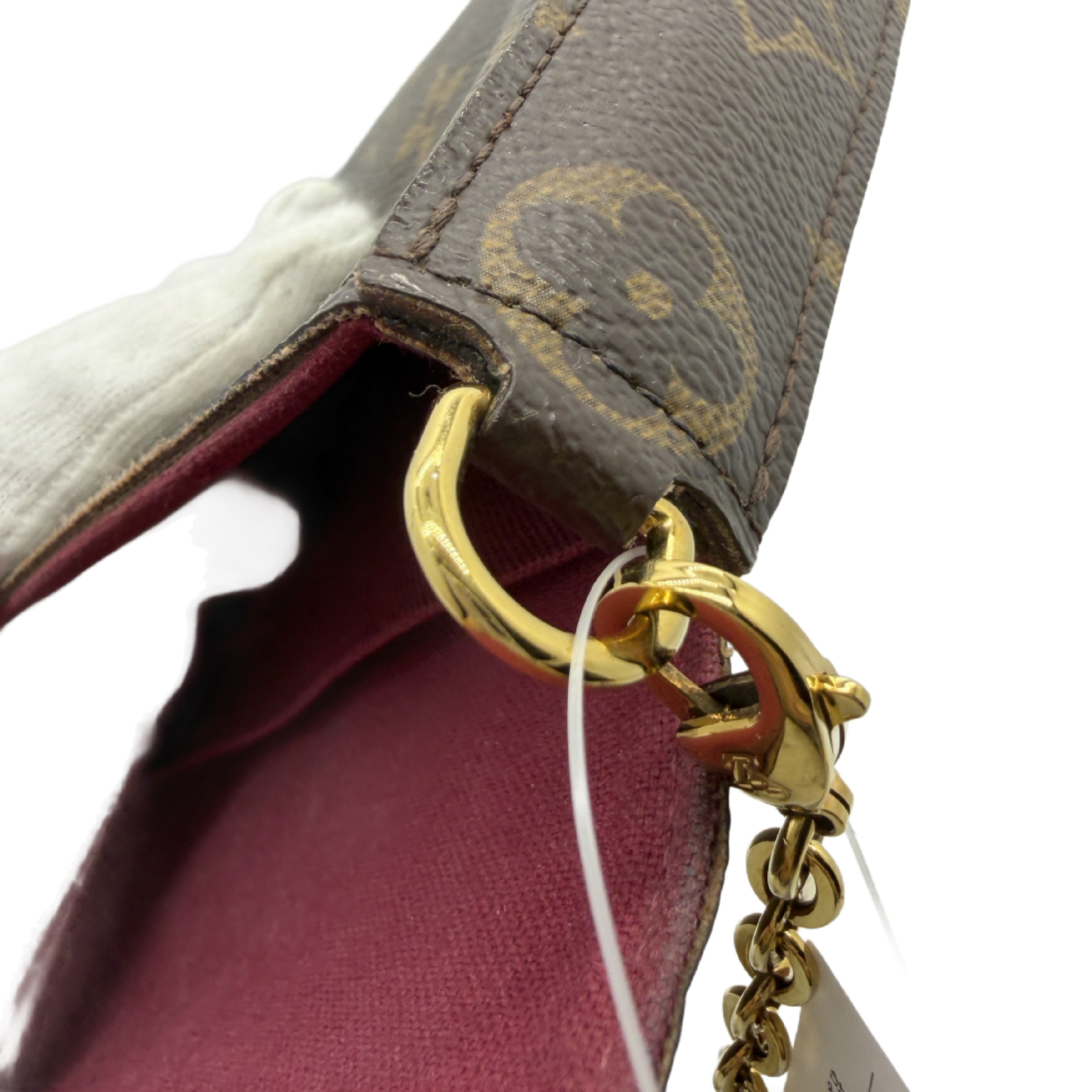 Monogram Pochette Felicie Chain Shoulder Bag — view 7
