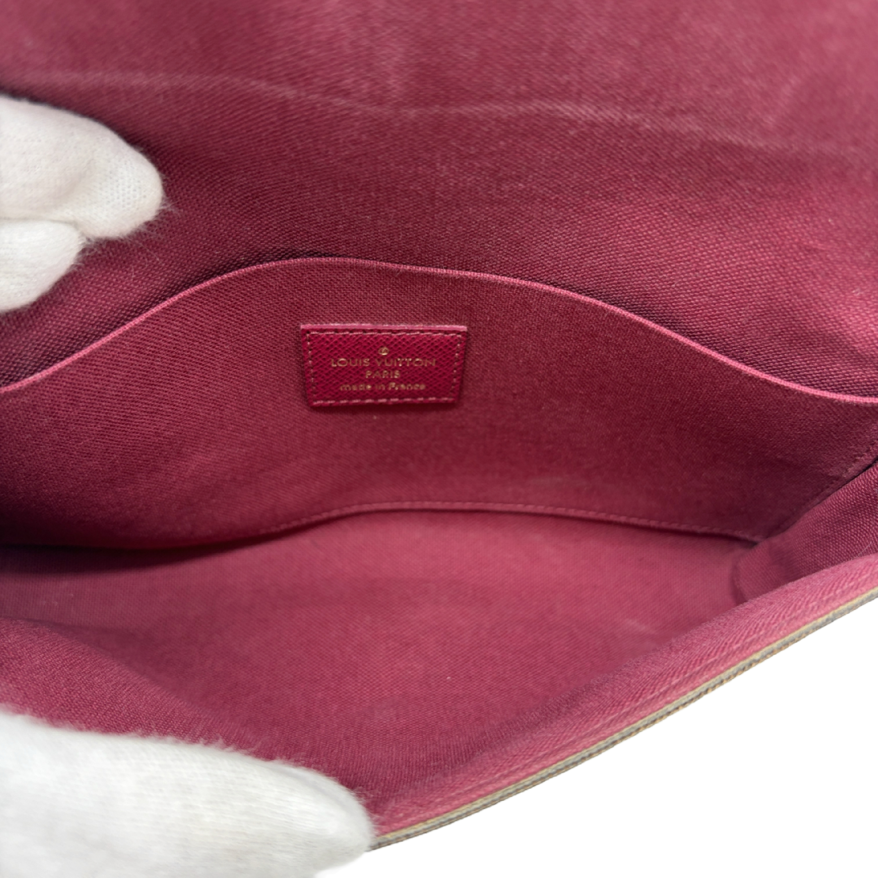 Monogram Pochette Felicie Chain Shoulder Bag — view 9
