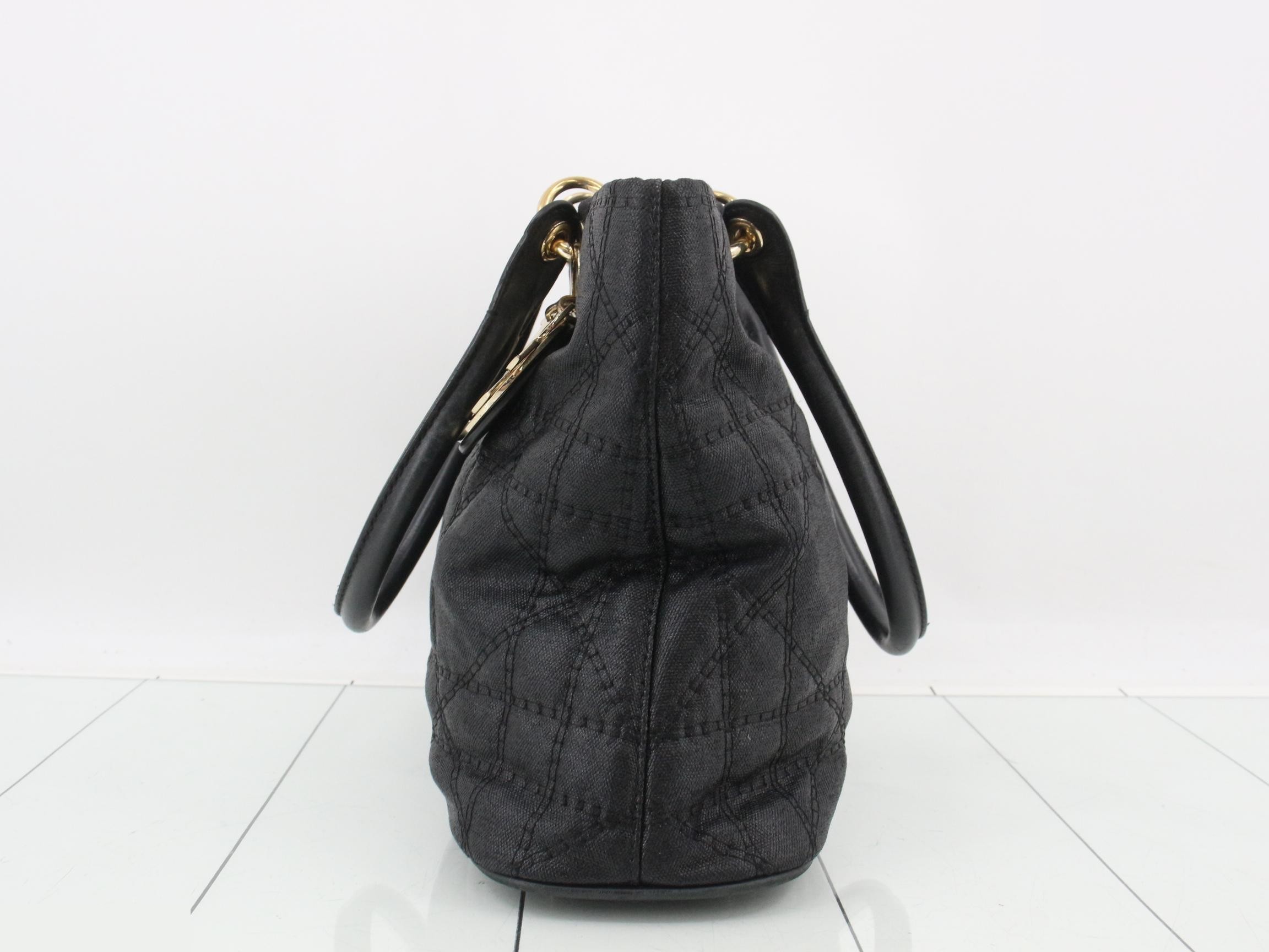 Handbag, Tote bag, Black — view 3