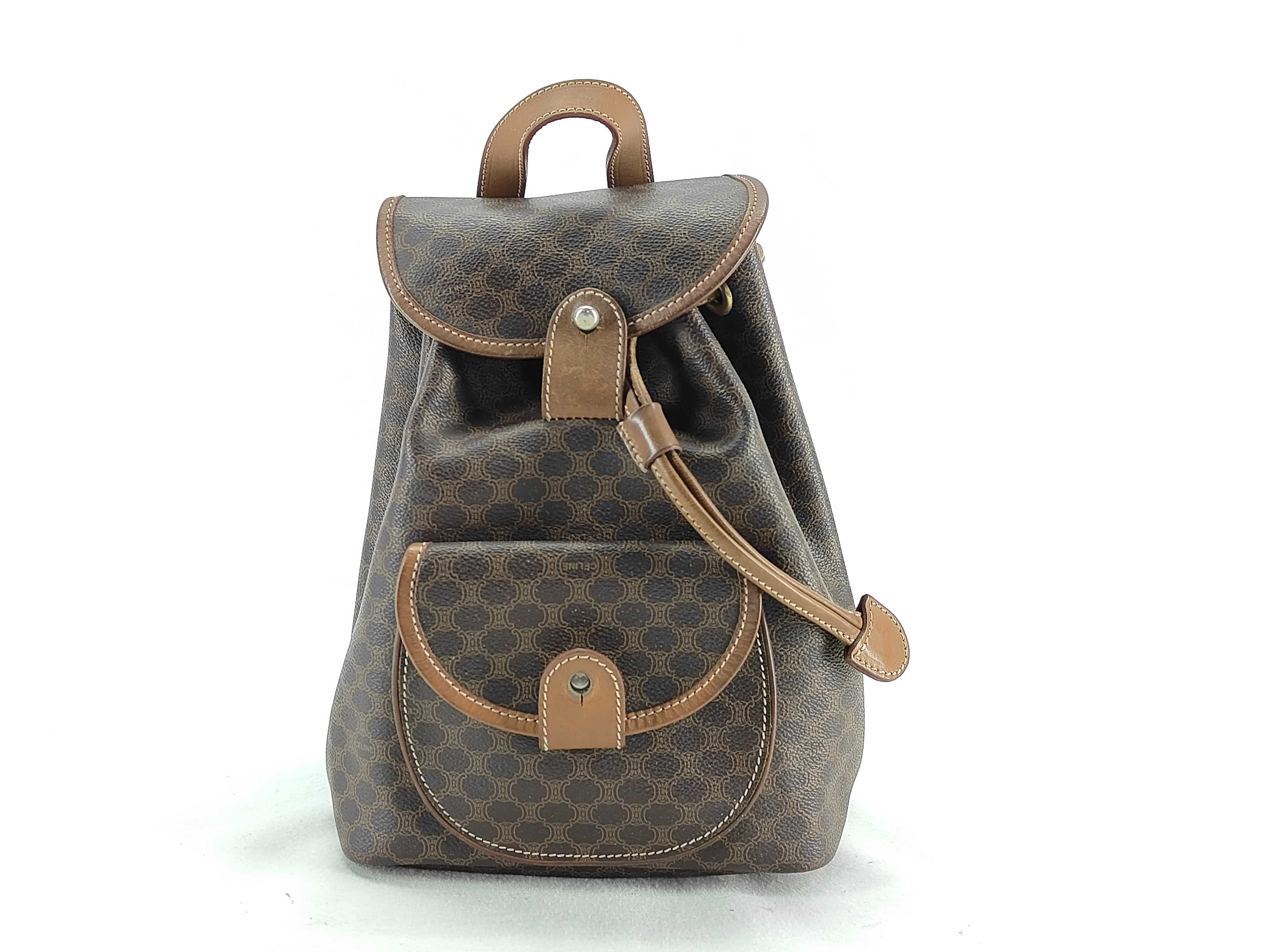 Macadam pattern backpack rucksack