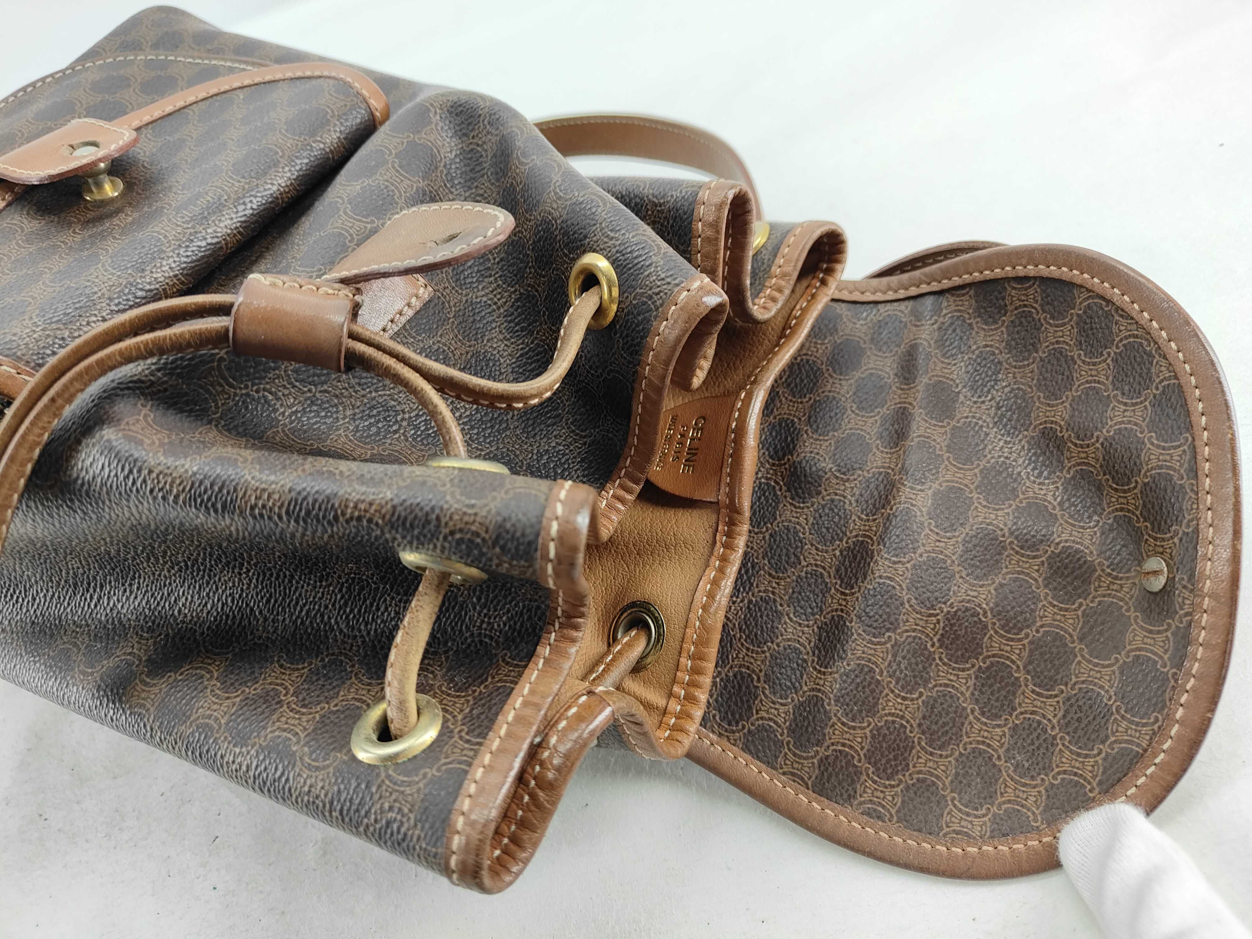 Macadam pattern backpack rucksack — view 11
