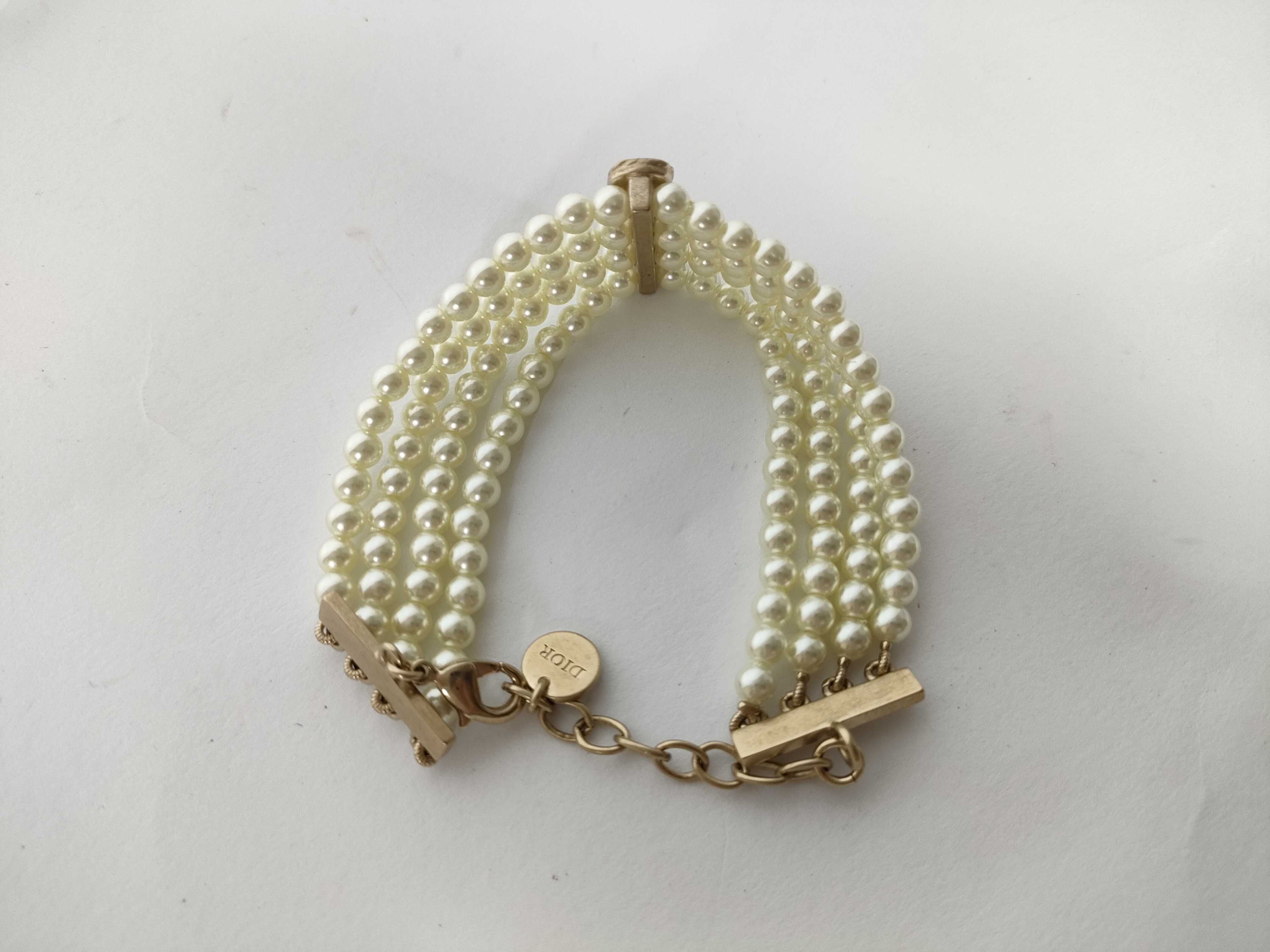 GP Resin Pearl 4-Strand Choker Bracelet/Bangle — view 2