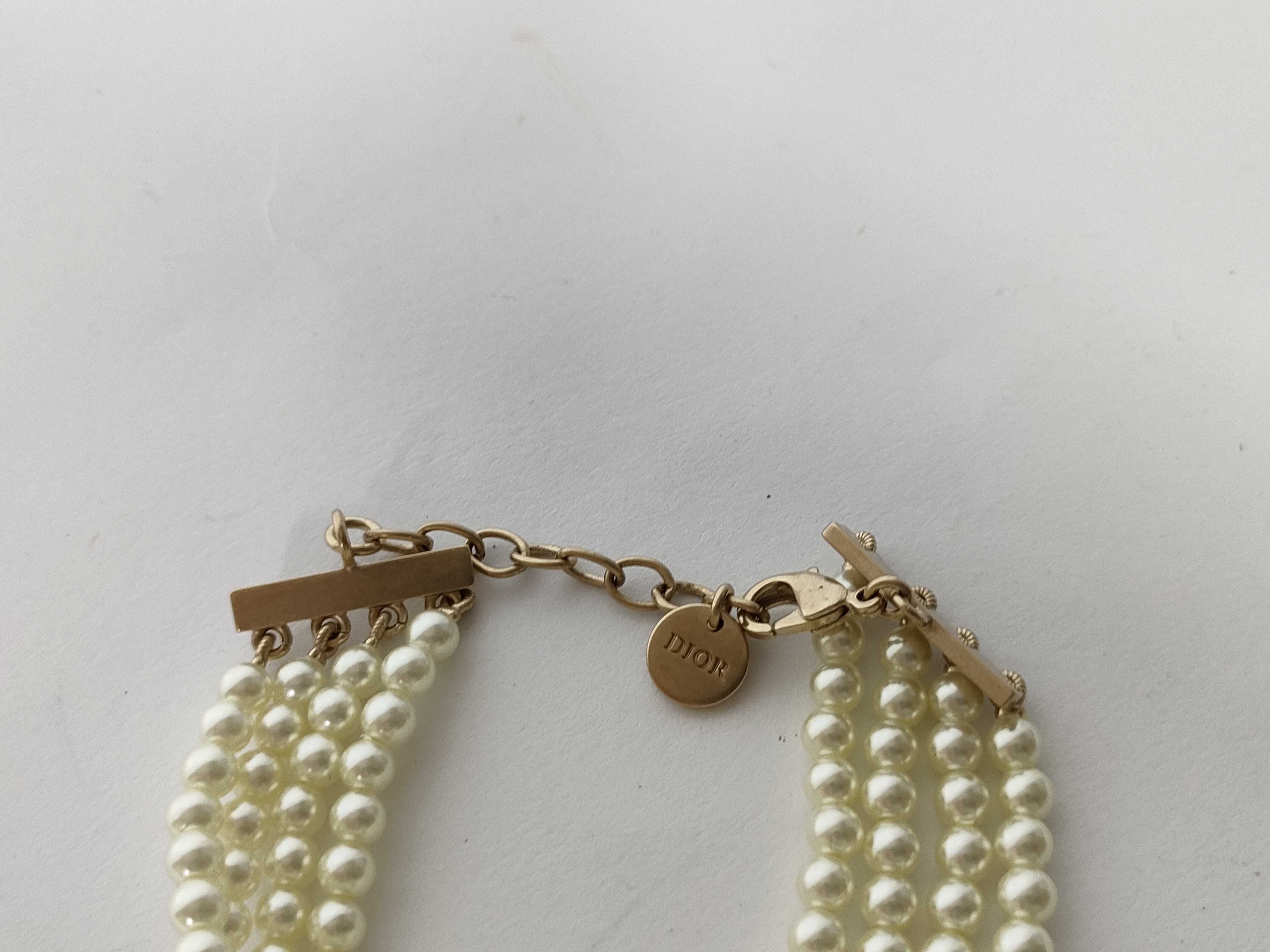 GP Resin Pearl 4-Strand Choker Bracelet/Bangle — view 3