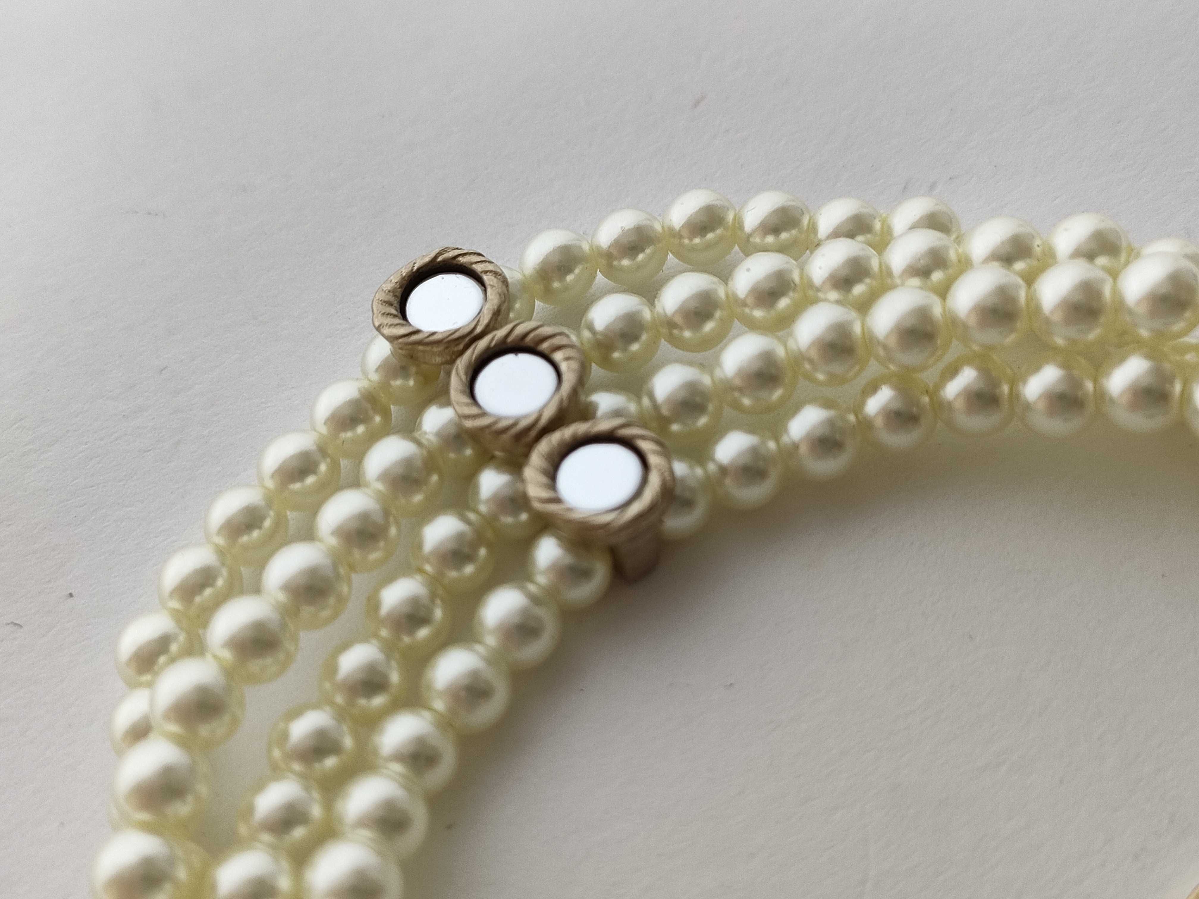 GP Resin Pearl 4-Strand Choker Bracelet/Bangle — view 4