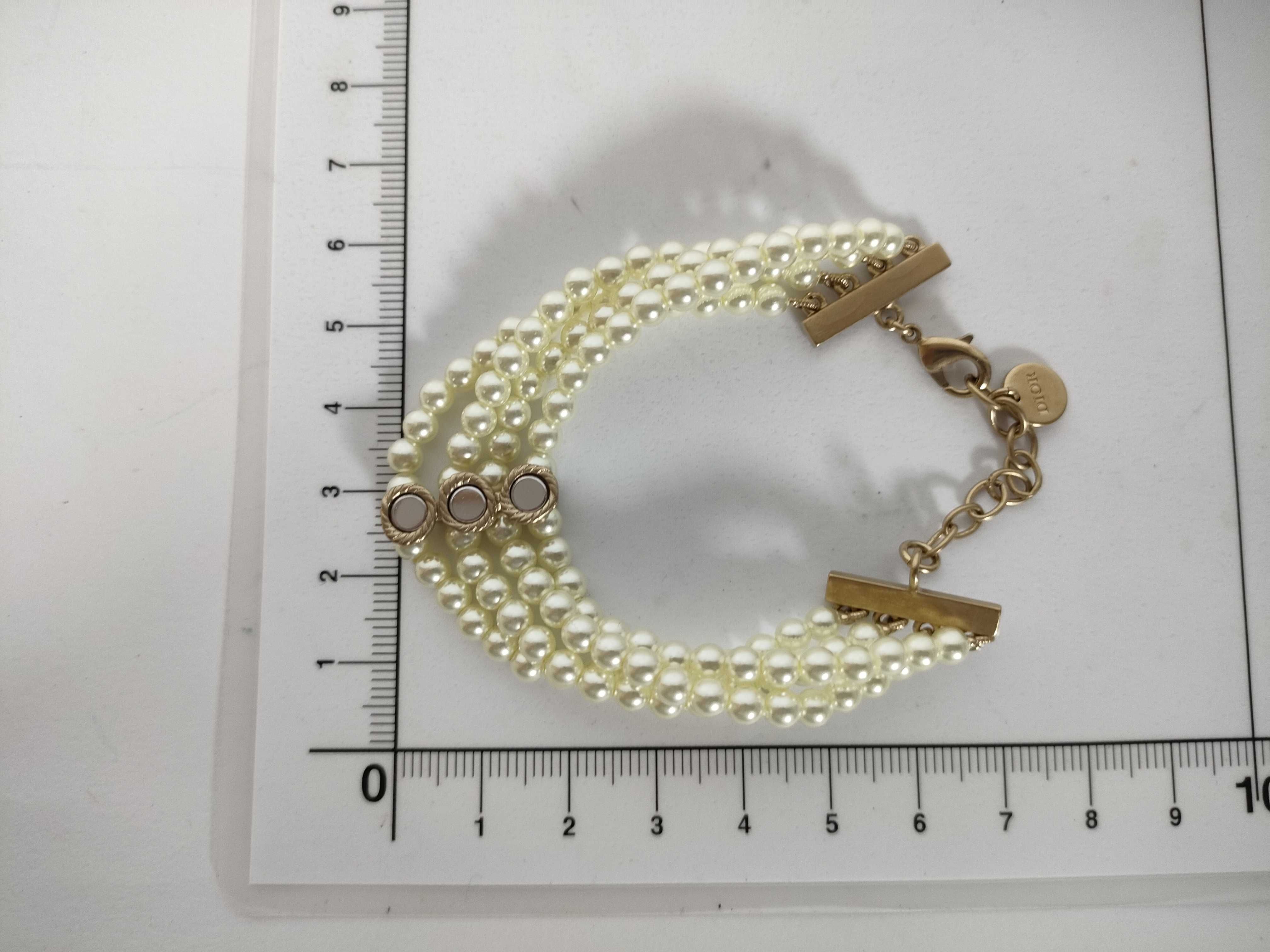 GP Resin Pearl 4-Strand Choker Bracelet/Bangle — view 7