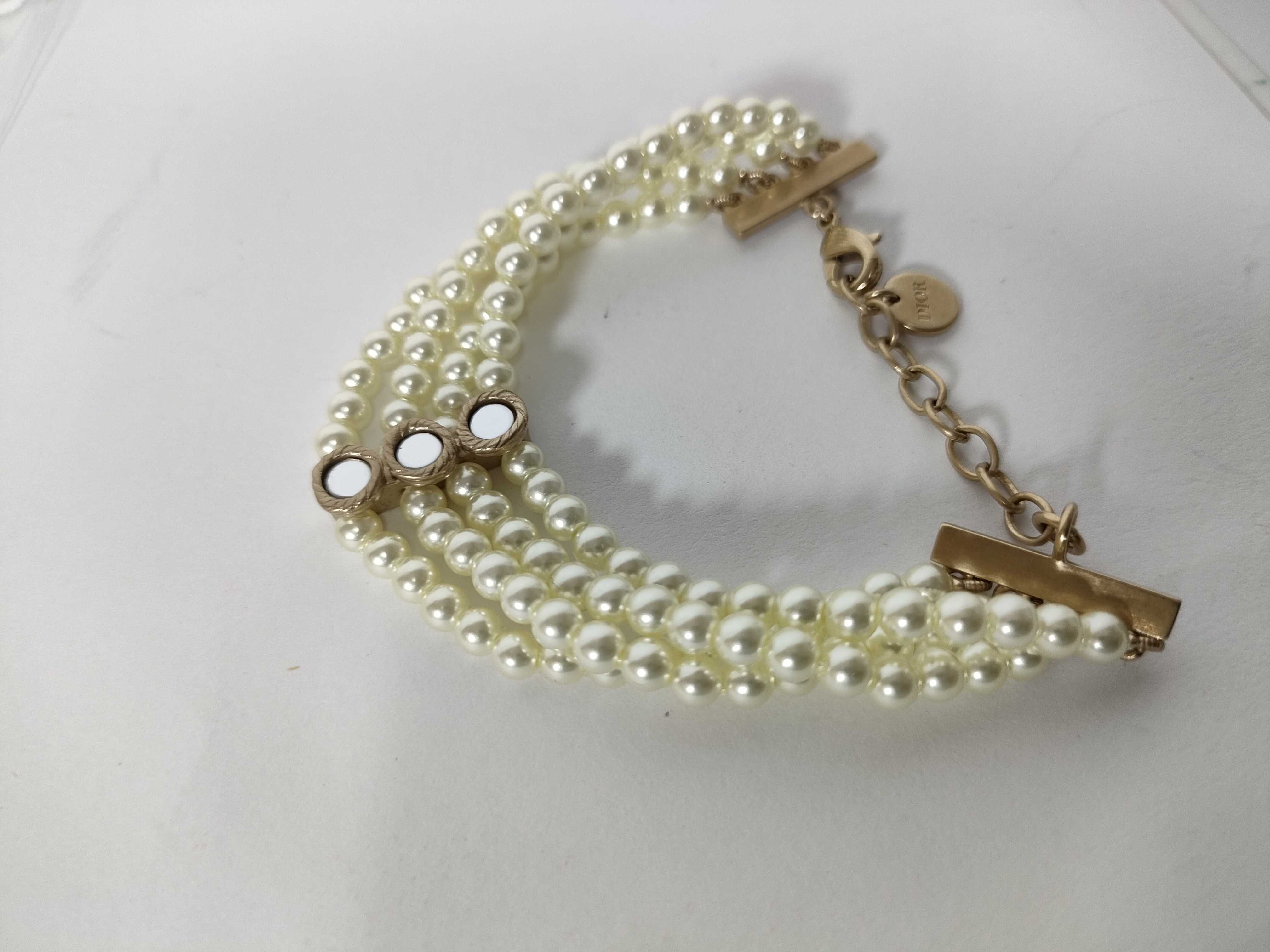 GP Resin Pearl 4-Strand Choker Bracelet/Bangle — view 8