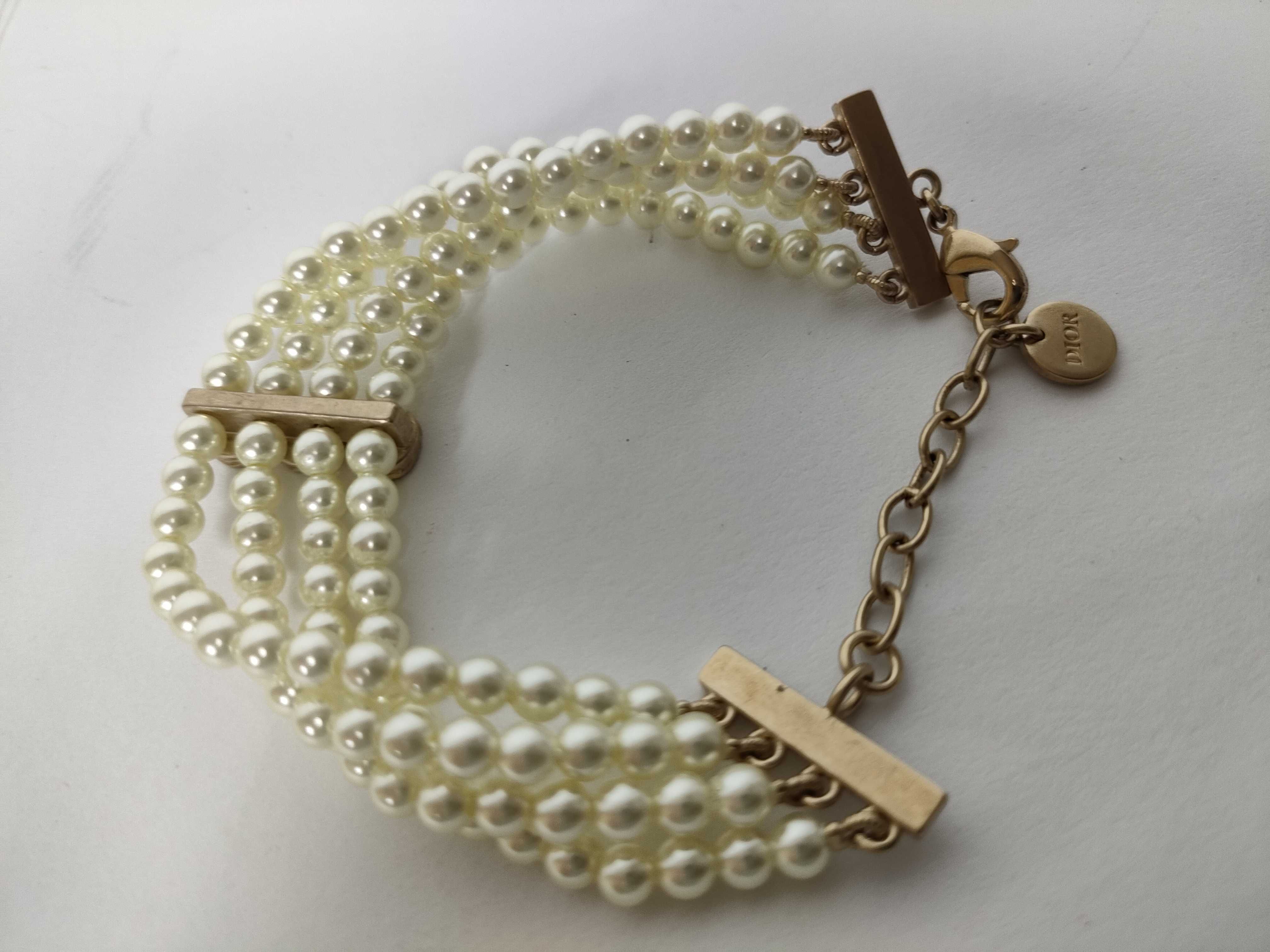 GP Resin Pearl 4-Strand Choker Bracelet/Bangle — view 9