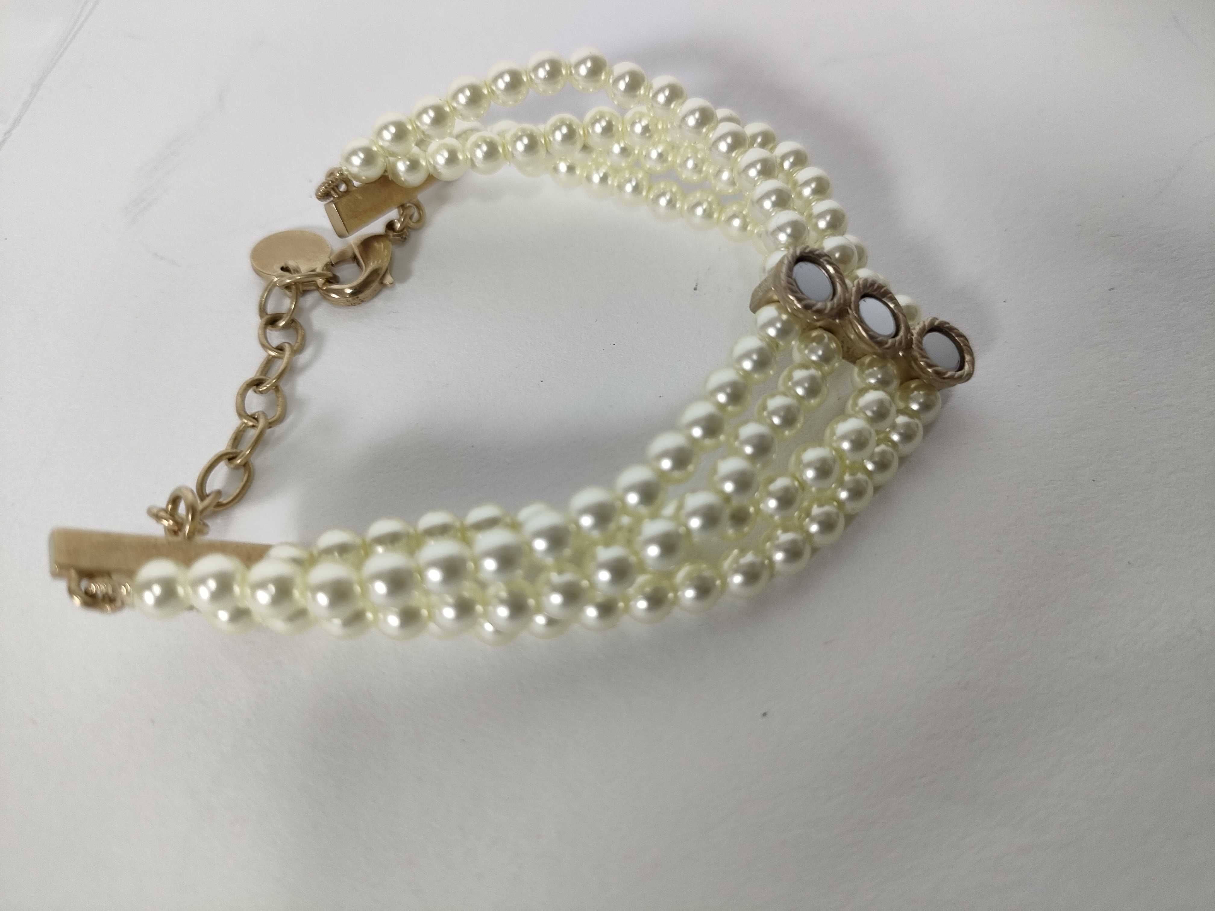 GP Resin Pearl 4-Strand Choker Bracelet/Bangle — view 10