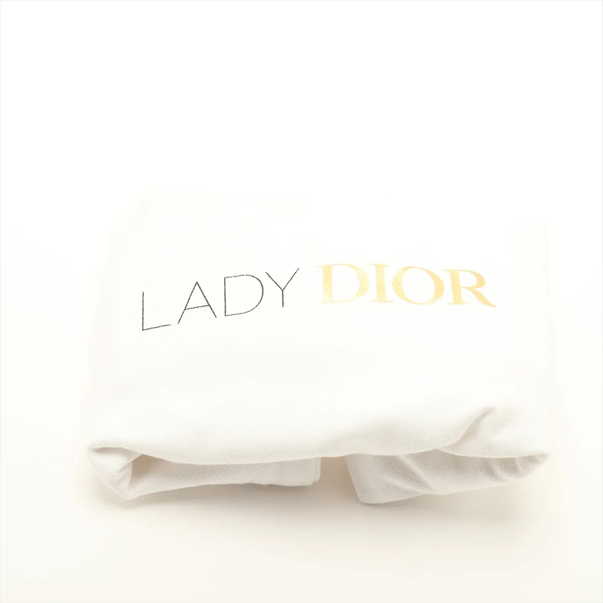 Cannage Lady Dior Mini Leather 2-Way Handbag, White — view 11