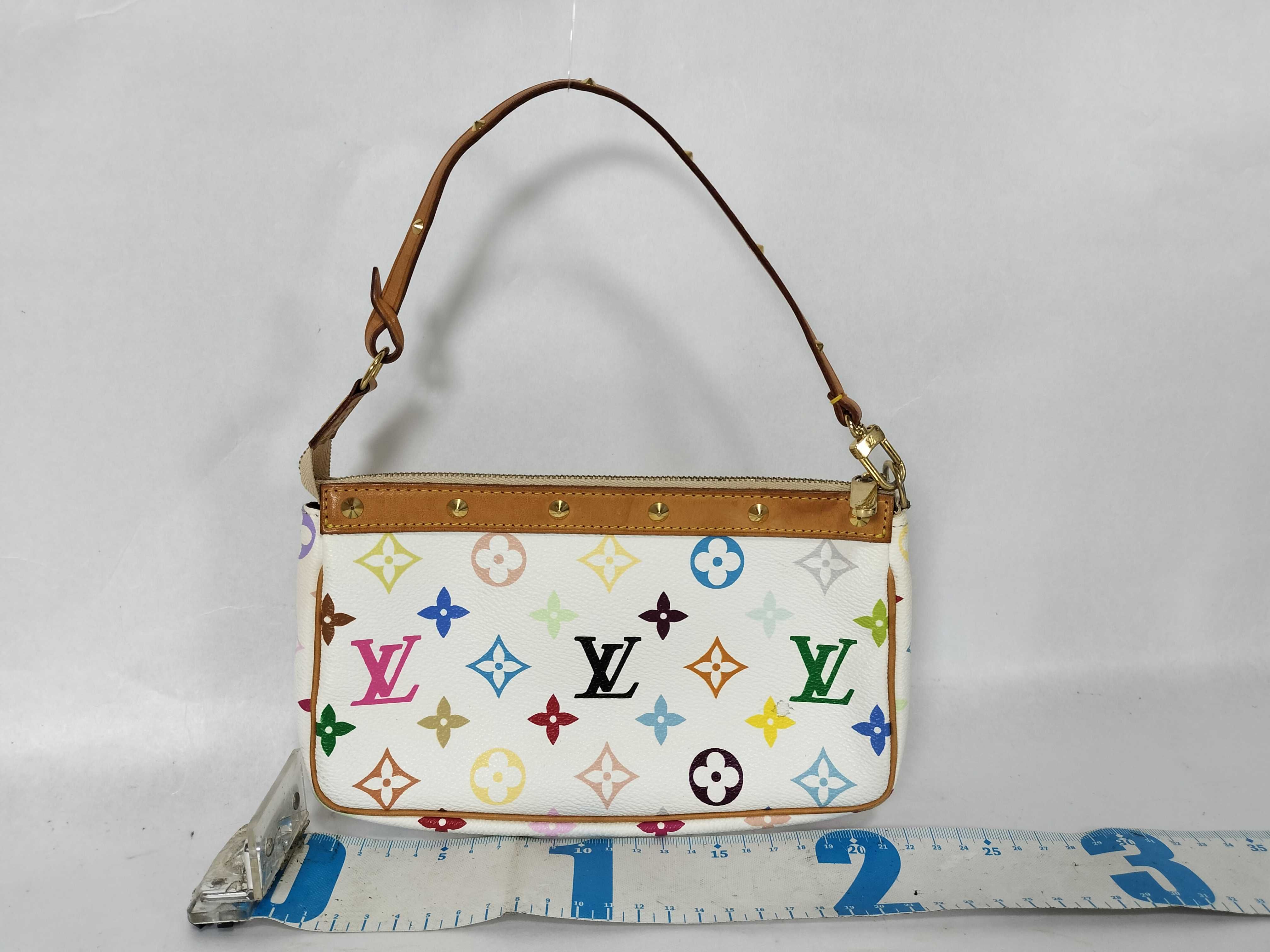 Monogram Multicolor Louis Vuitton Multicolor Pochette Accessory M92649 Pouch — view 2