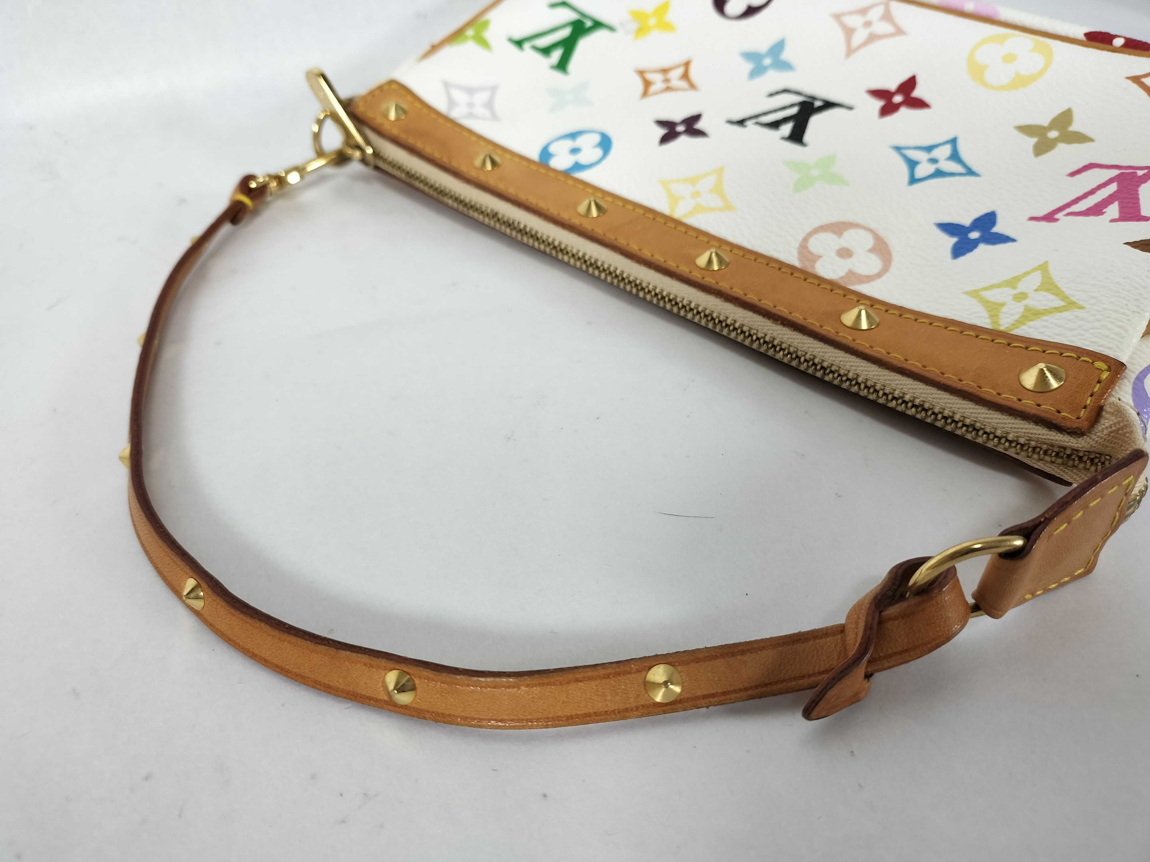 Monogram Multicolor Louis Vuitton Multicolor Pochette Accessory M92649 Pouch — view 3