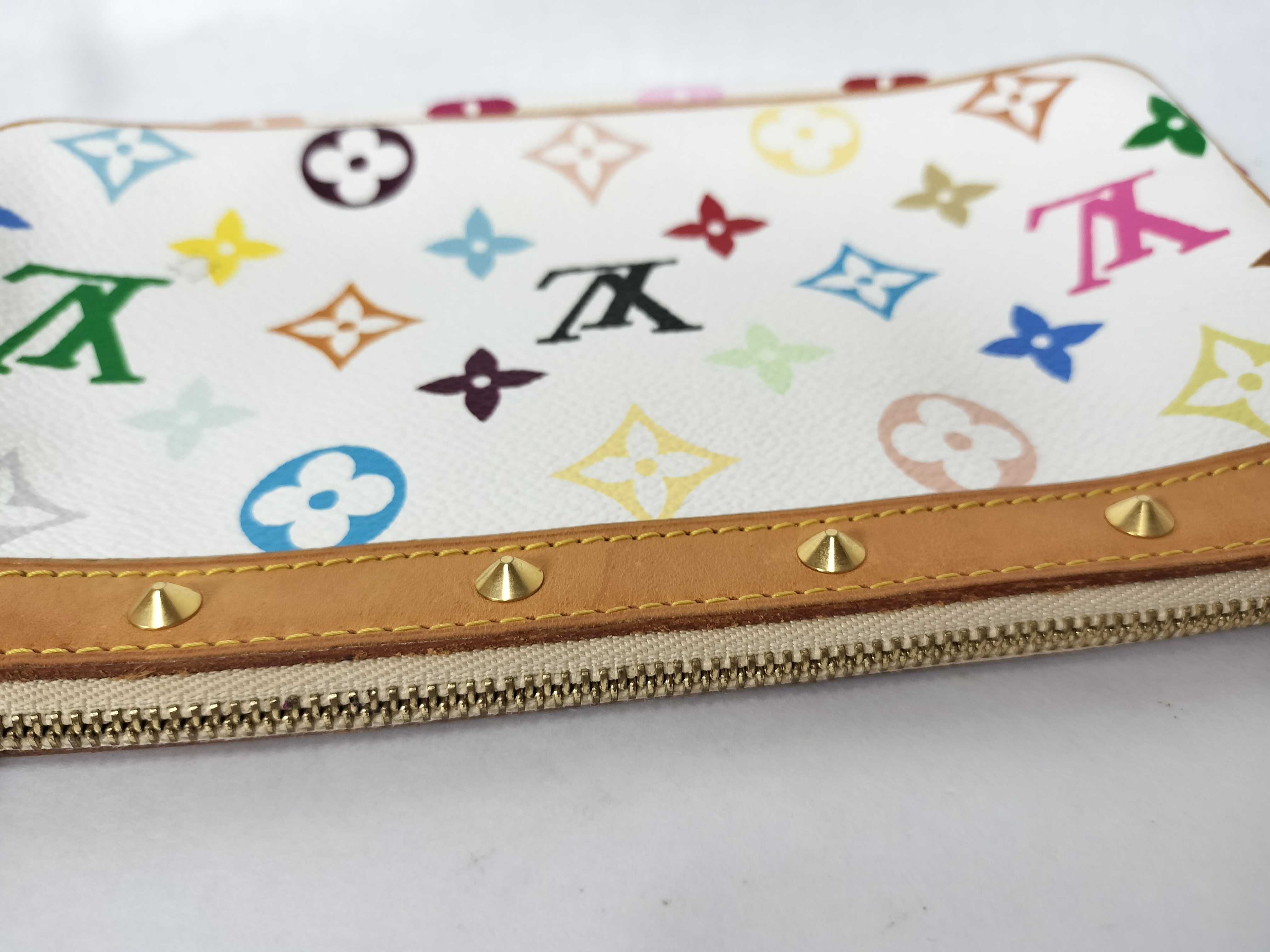Monogram Multicolor Louis Vuitton Multicolor Pochette Accessory M92649 Pouch — view 5