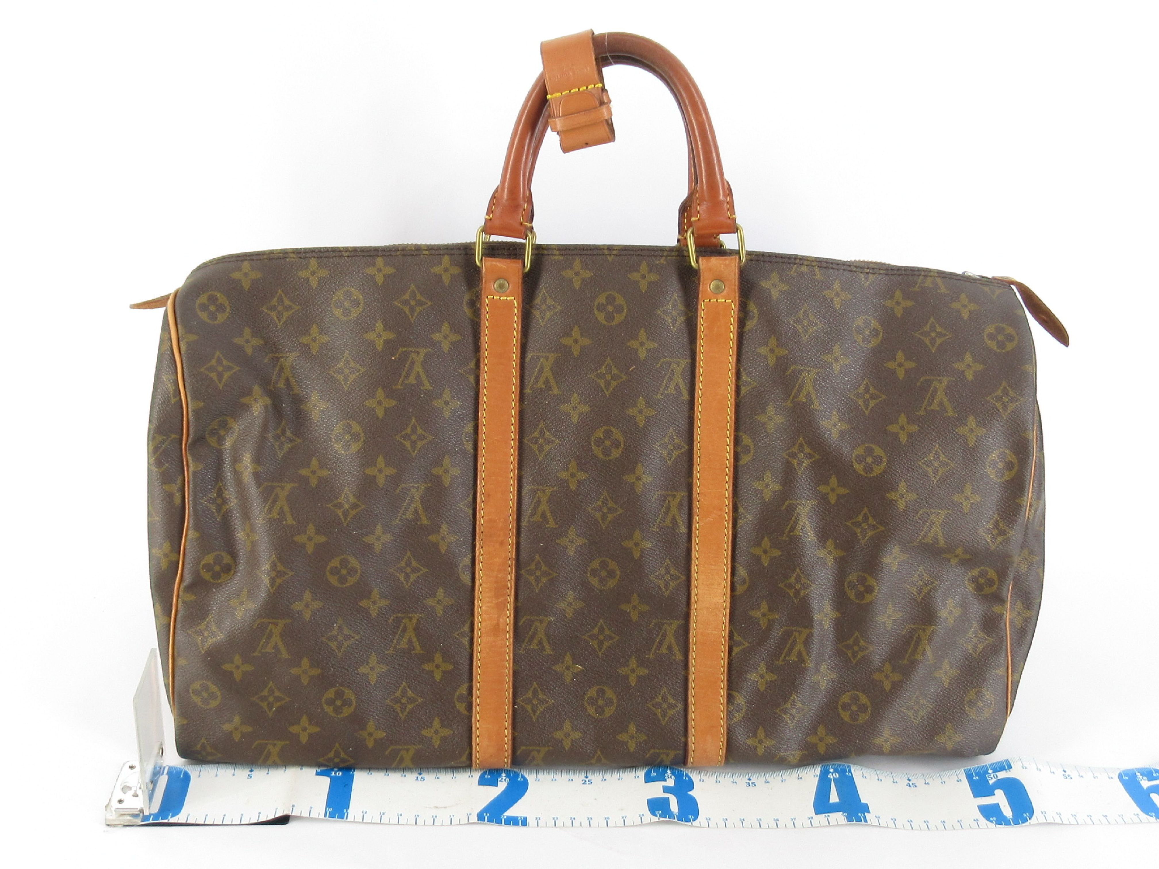 Monogram Louis Vuitton Keepall 50, older model Boston bag — view 2