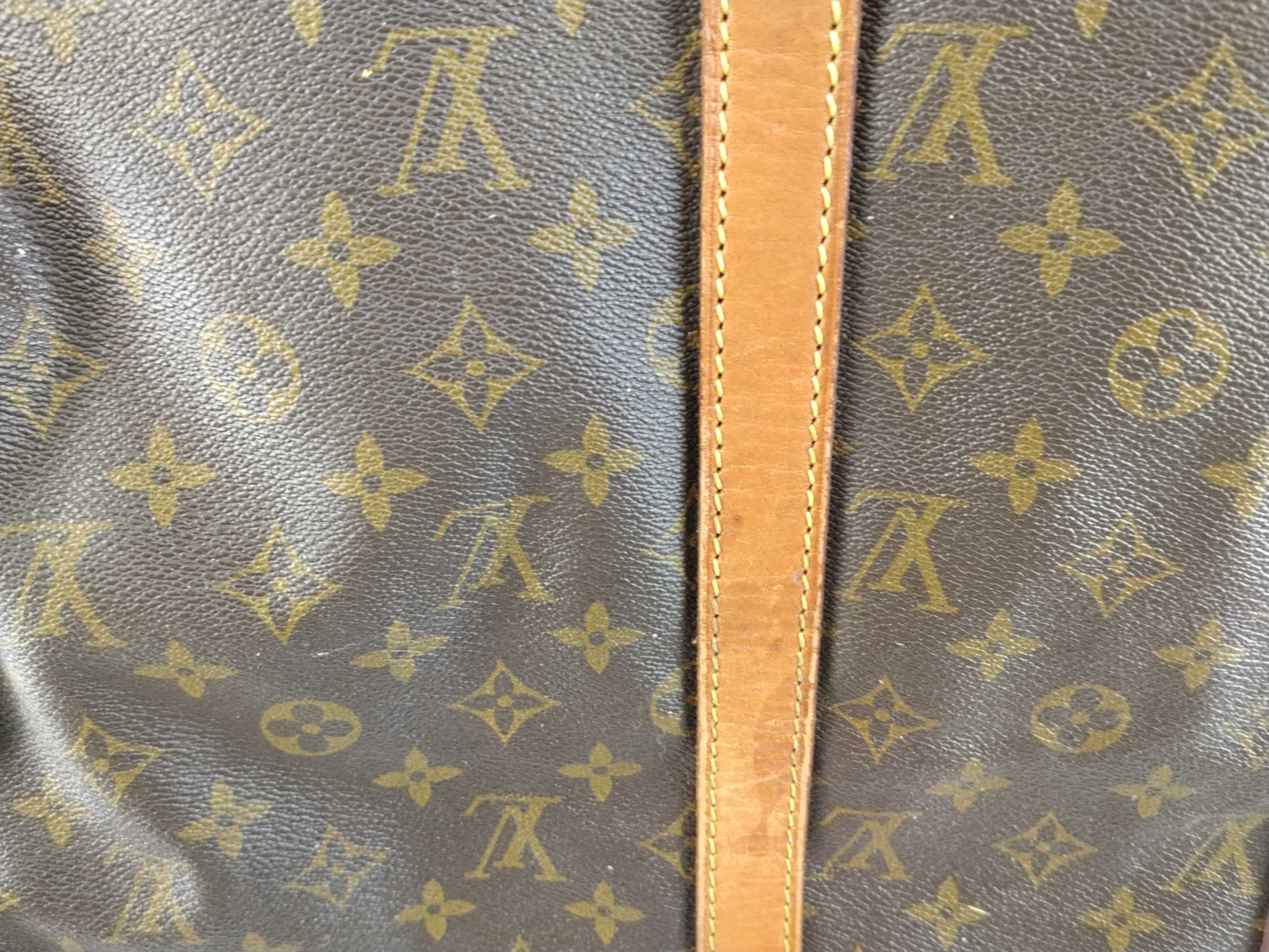 Monogram Louis Vuitton Keepall 50, older model Boston bag — view 11