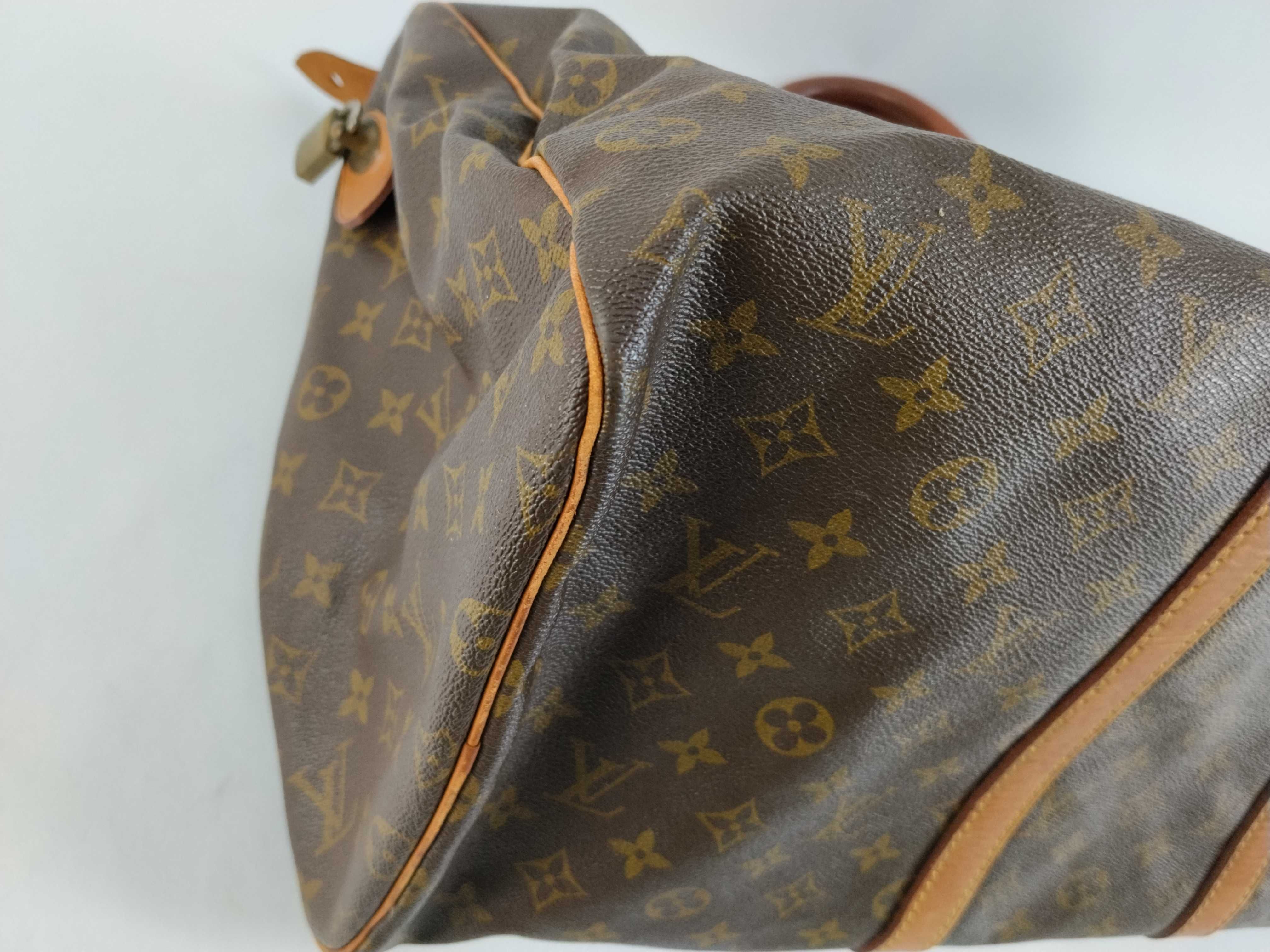Monogram Louis Vuitton Keepall 50, older model Boston bag — view 6