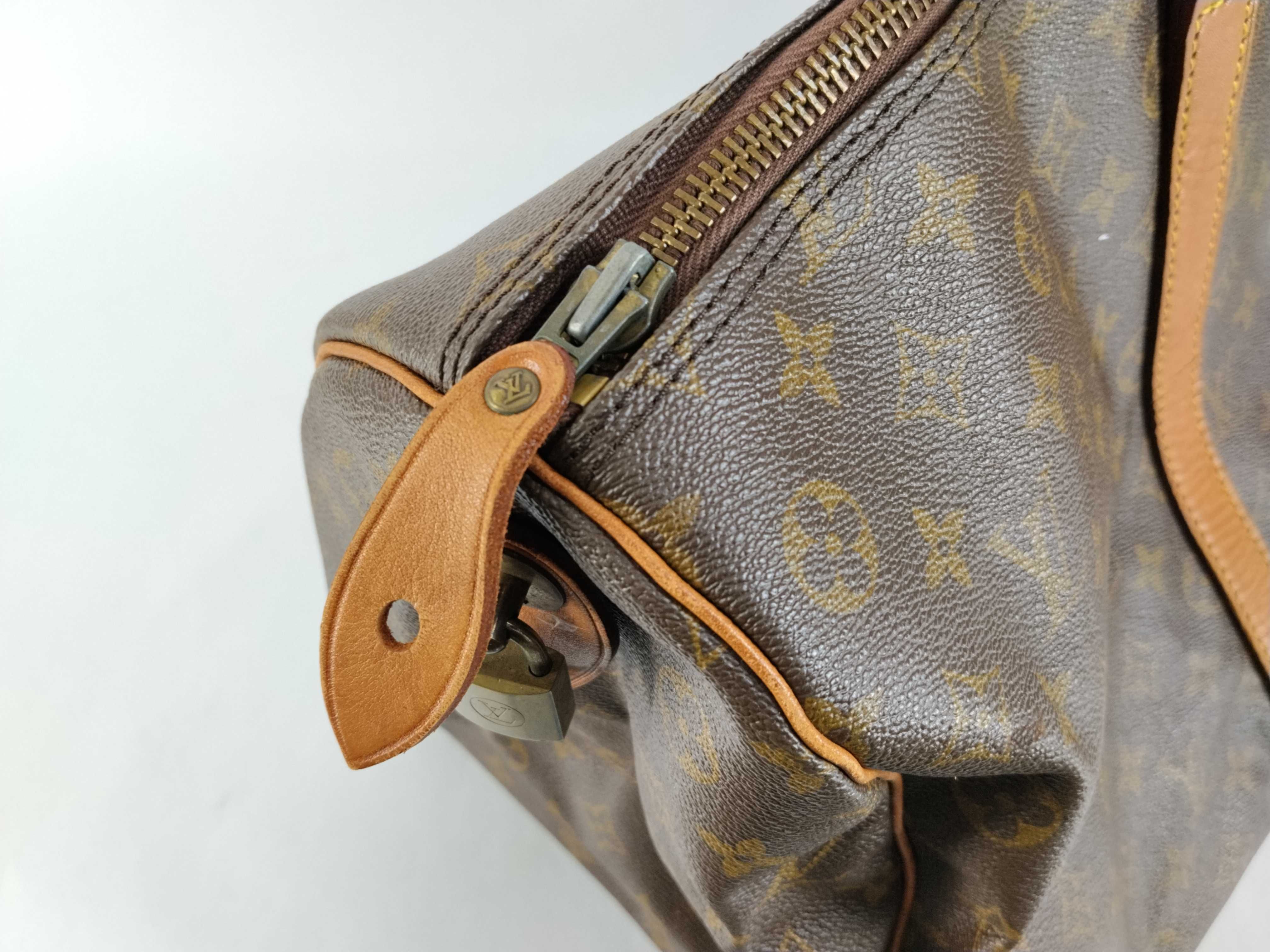 Monogram Louis Vuitton Keepall 50, older model Boston bag — view 8