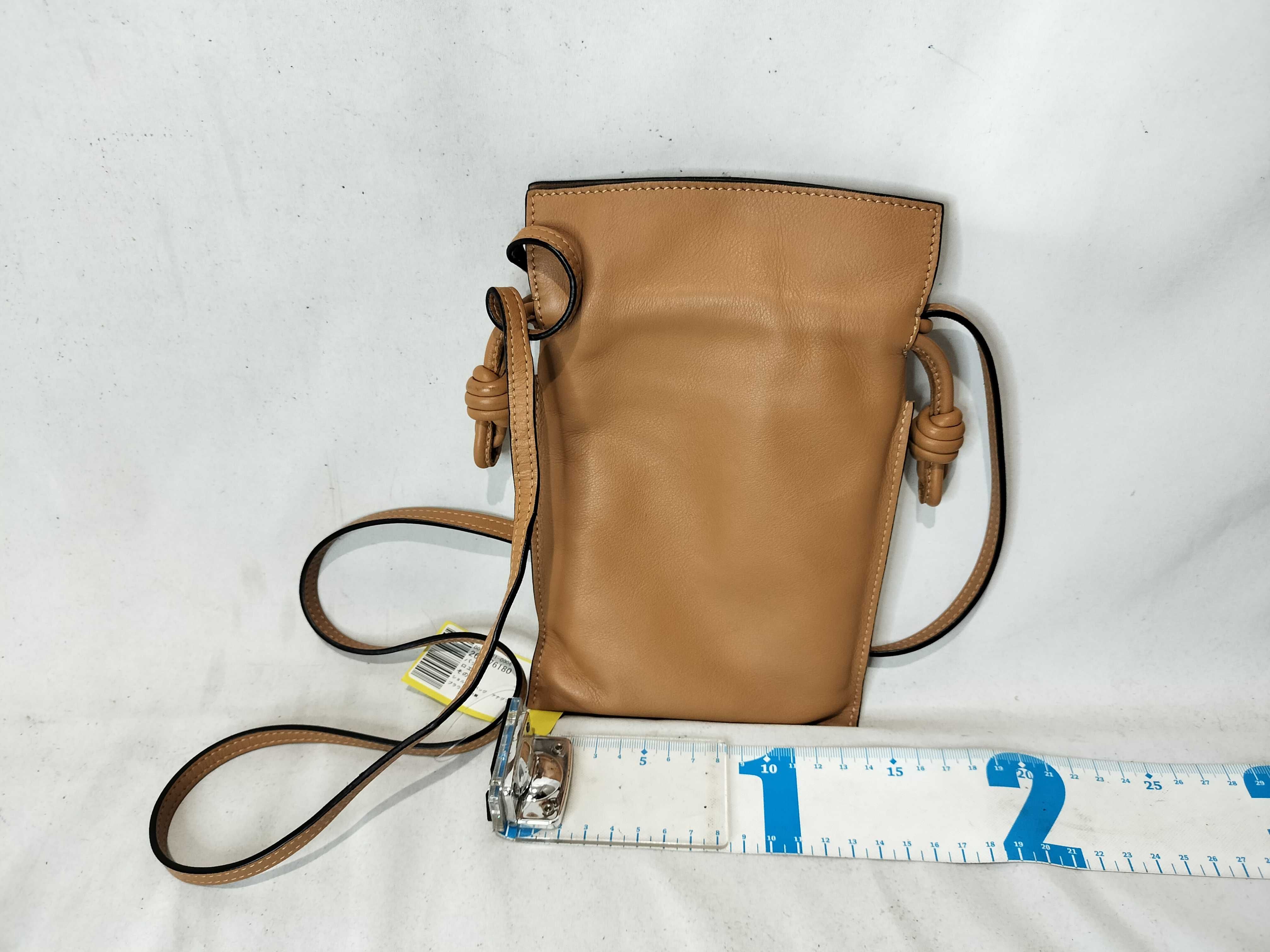 Anagram Shoulder Bag, Brown, Drawstring Shoulder Bag — view 3