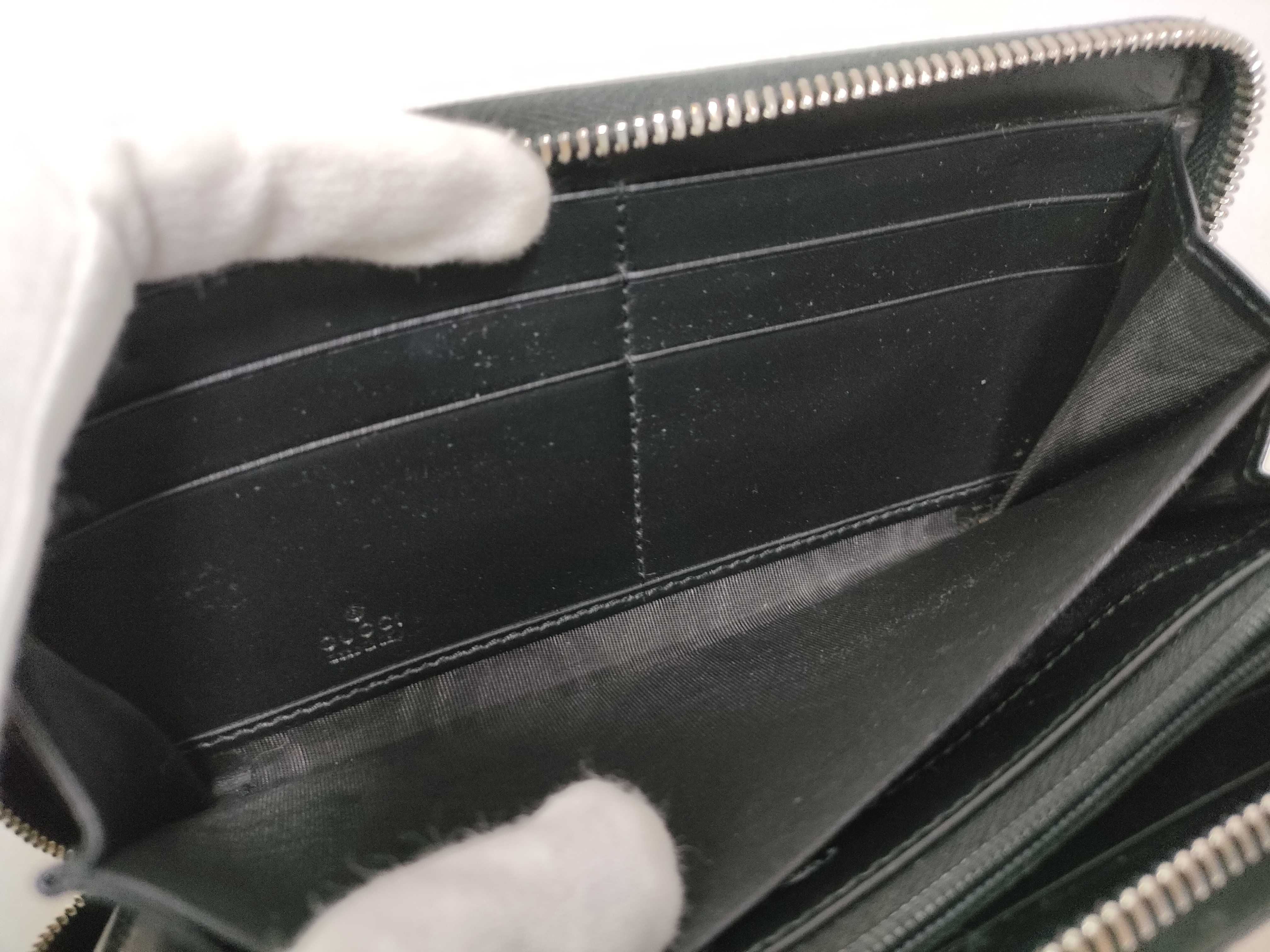 GG Supreme Snake Round Zip Long Wallet — view 11